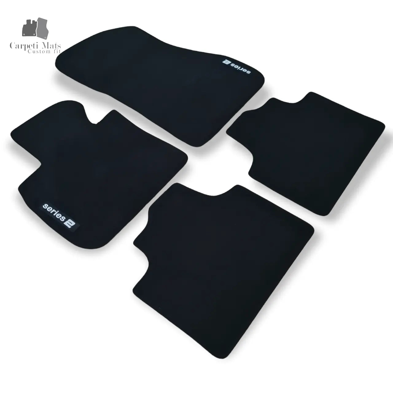 For BMW 2 F45 AT Carpet Floor Mats 2014-2021 OEM Quality Velour Auto Rugs Liners