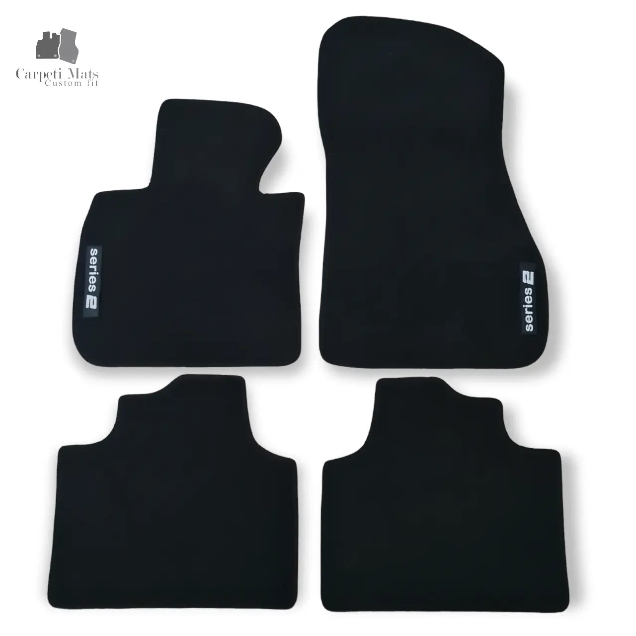 For BMW 2 F45 AT Carpet Floor Mats 2014-2021 OEM Quality Velour Auto Rugs Liners