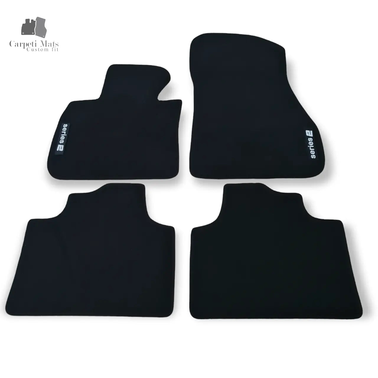 For BMW 2 F45 AT Carpet Floor Mats 2014-2021 OEM Quality Velour Auto Rugs Liners