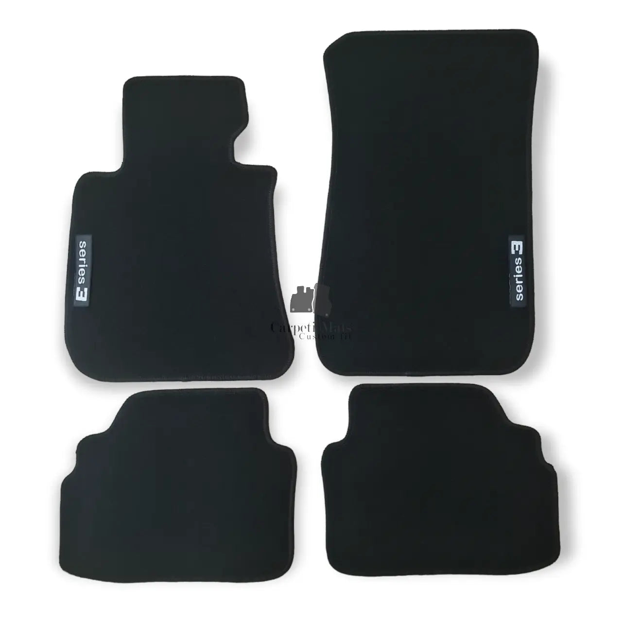 For BMW 3 Coupe Carpet Floor Mats 2007-2013 OEM Quality Velour Auto Rugs Liners