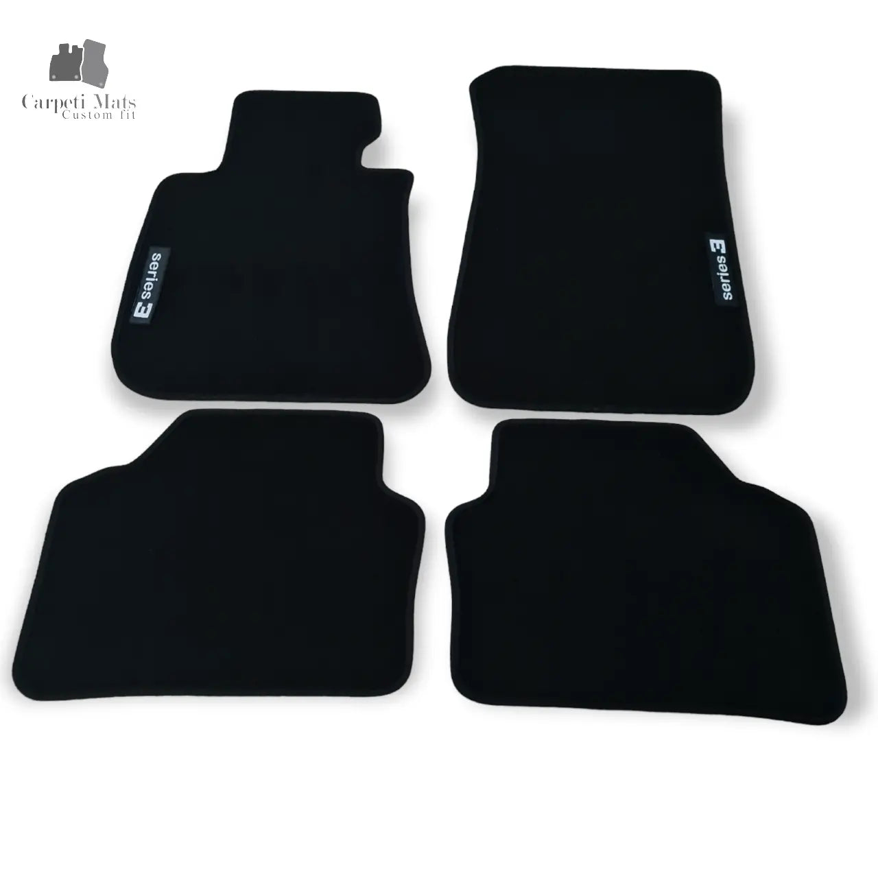 For BMW 3 E90/91 Carpet Floor Mats 2005-2012 OEM Quality Velour Auto Rugs Liners