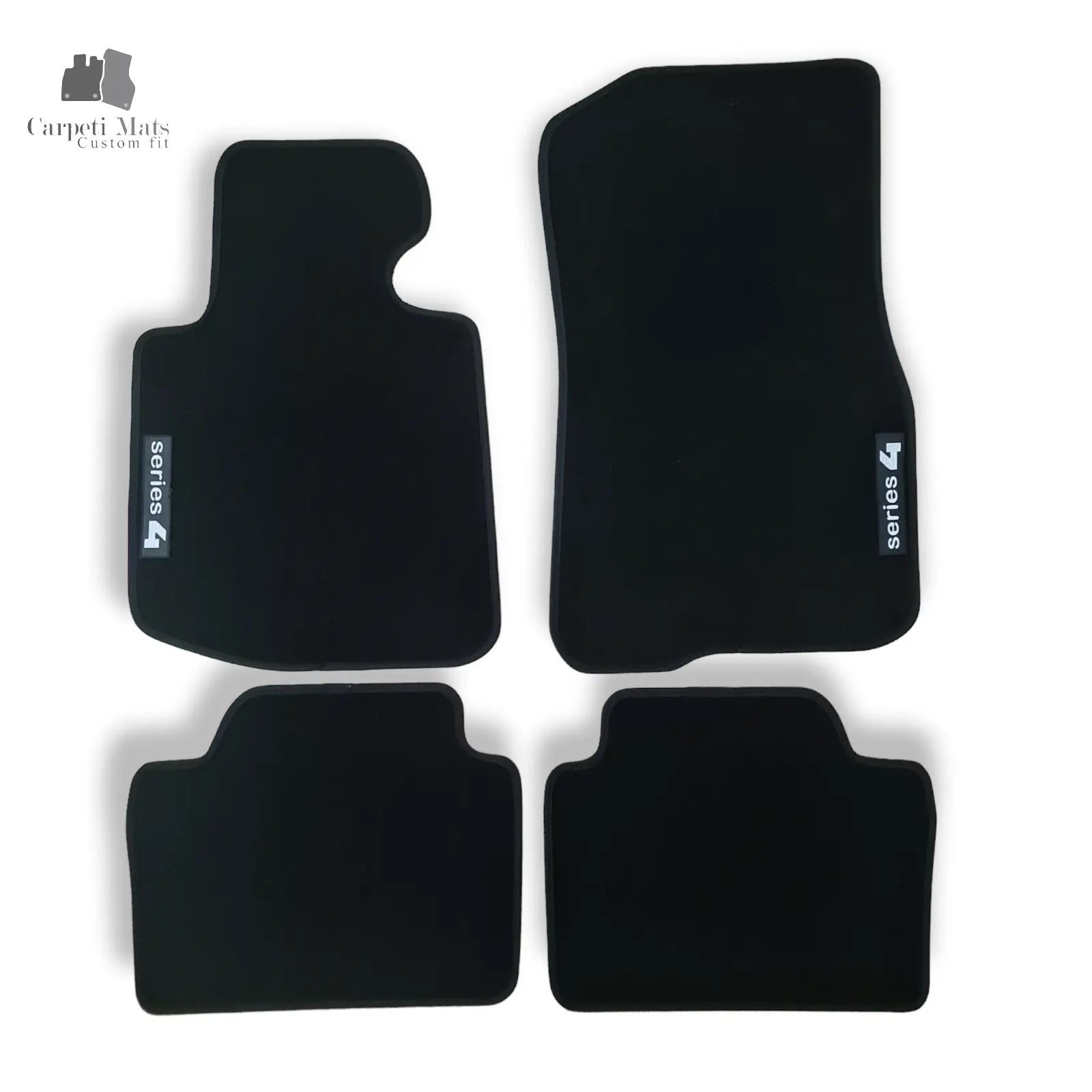 For BMW 4 F36 Carpet Floor Mats 2013-2020 OEM Quality Velour Auto Rugs Liners