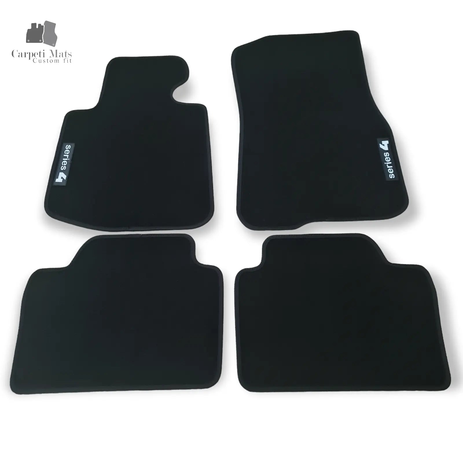 For BMW 4 F36 Carpet Floor Mats 2013-2020 OEM Quality Velour Auto Rugs Liners