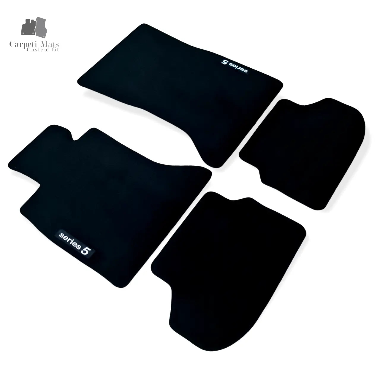 For BMW 5 F10/11 Carpet Floor Mats 2010-2017 OEM Quality Velour Auto Rugs Liners