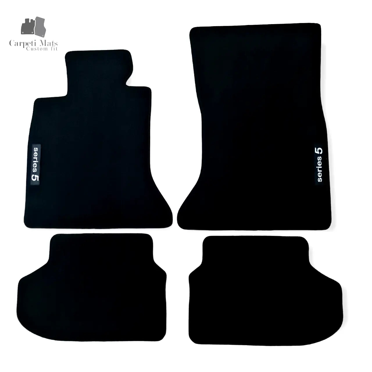 For BMW 5 F10/11 Carpet Floor Mats 2010-2017 OEM Quality Velour Auto Rugs Liners
