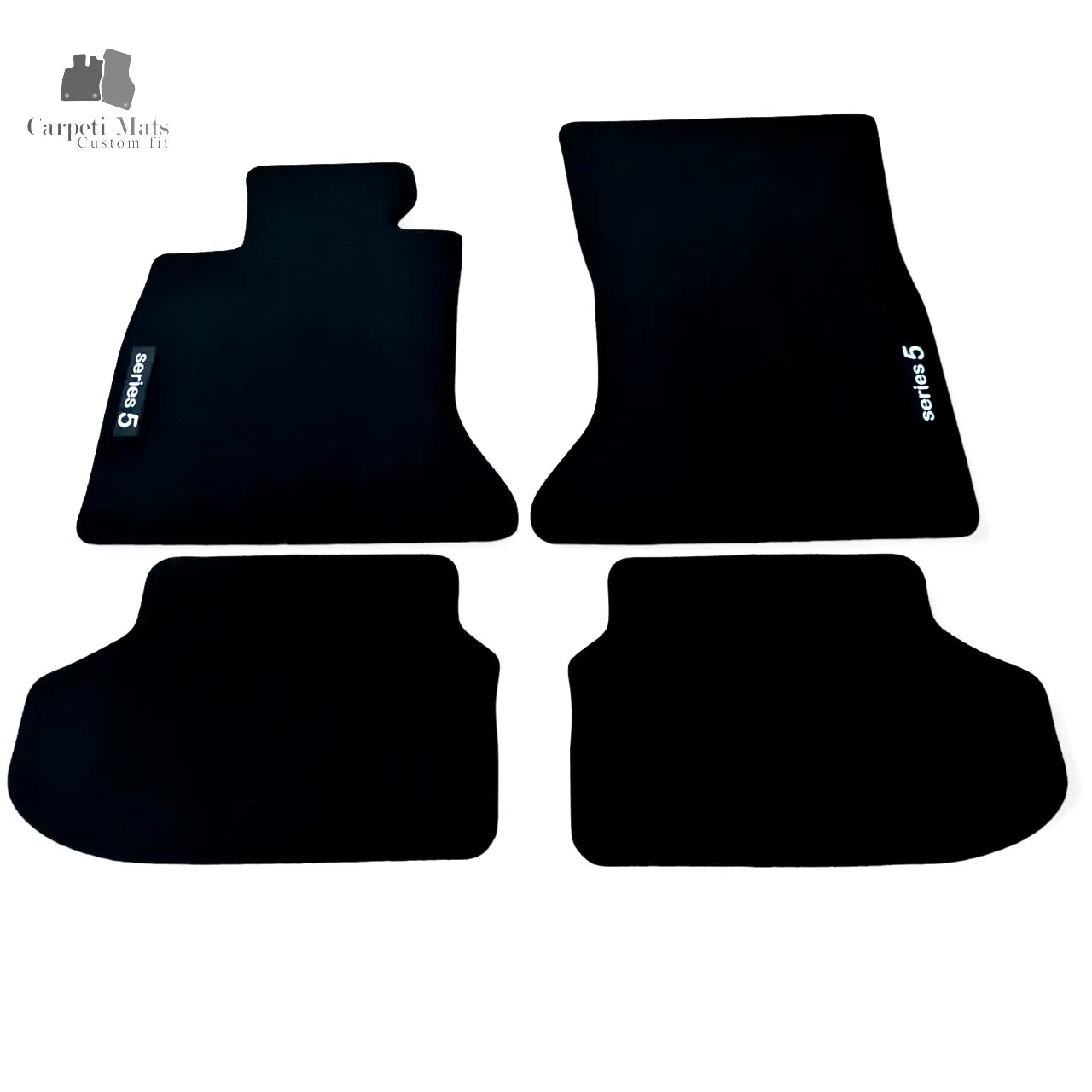 For BMW 5 F10/11 Carpet Floor Mats 2010-2017 OEM Quality Velour Auto Rugs Liners