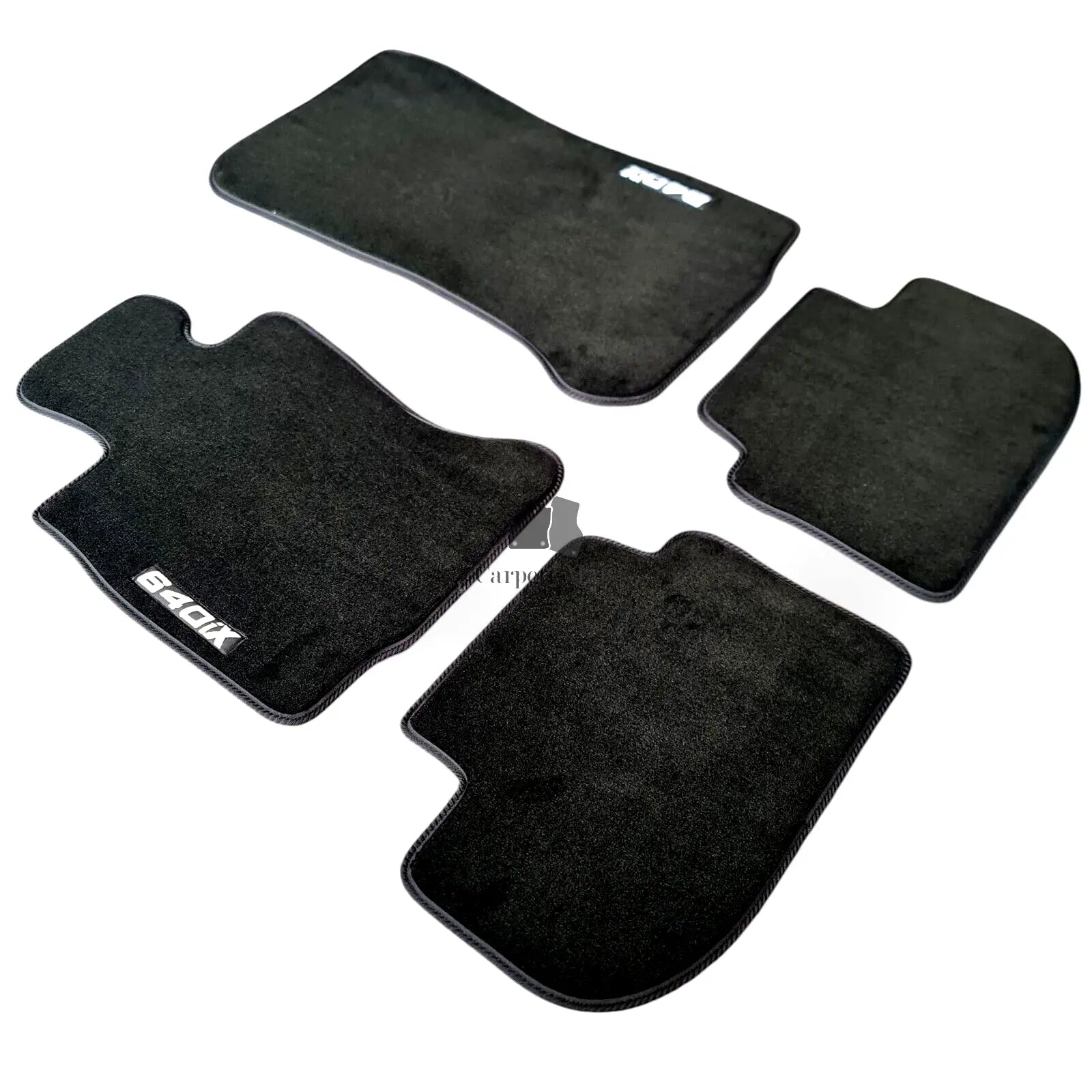 For BMW 6 640iX Carpet Floor Mats 2011-2019 OEM Quality Velour Auto Rugs Liners
