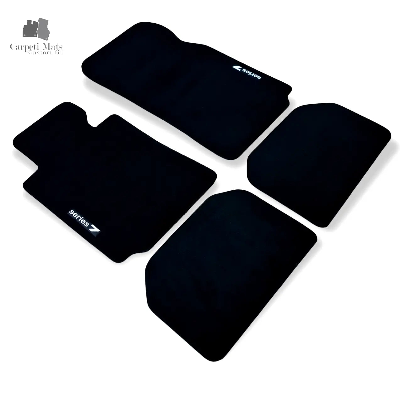 For BMW 7 E38 Carpet Floor Mats 1995-2001 OEM Quality Velour Auto Rugs Liners