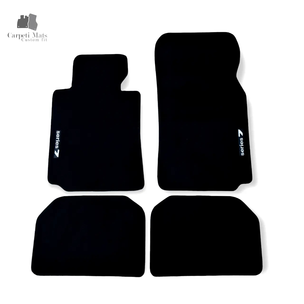 For BMW 7 E38 Carpet Floor Mats 1995-2001 OEM Quality Velour Auto Rugs Liners