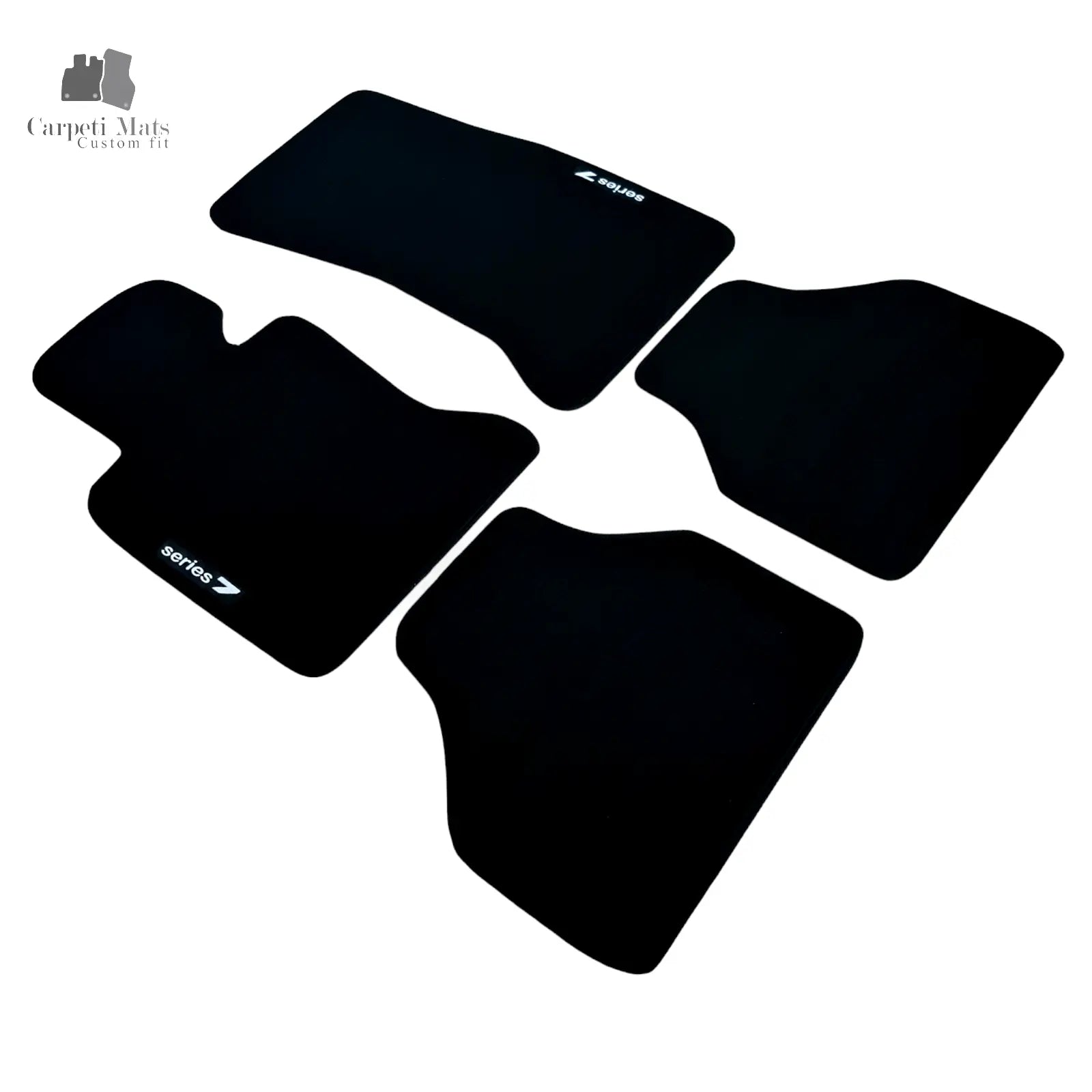 For BMW 7 E65 Carpet Floor Mats 2002-2008 OEM Quality Velour Auto Rugs Liners