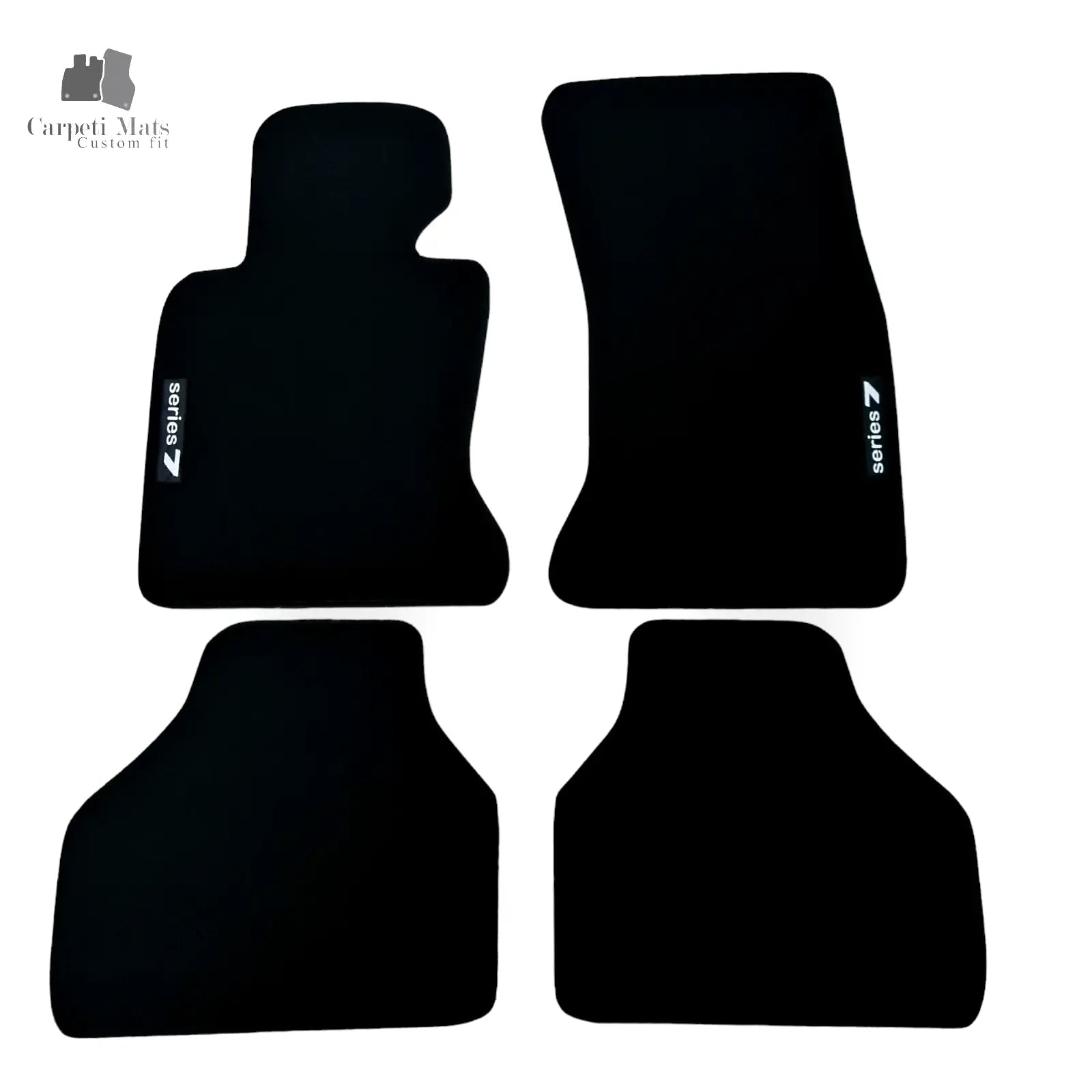 For BMW 7 E65 Carpet Floor Mats 2002-2008 OEM Quality Velour Auto Rugs Liners