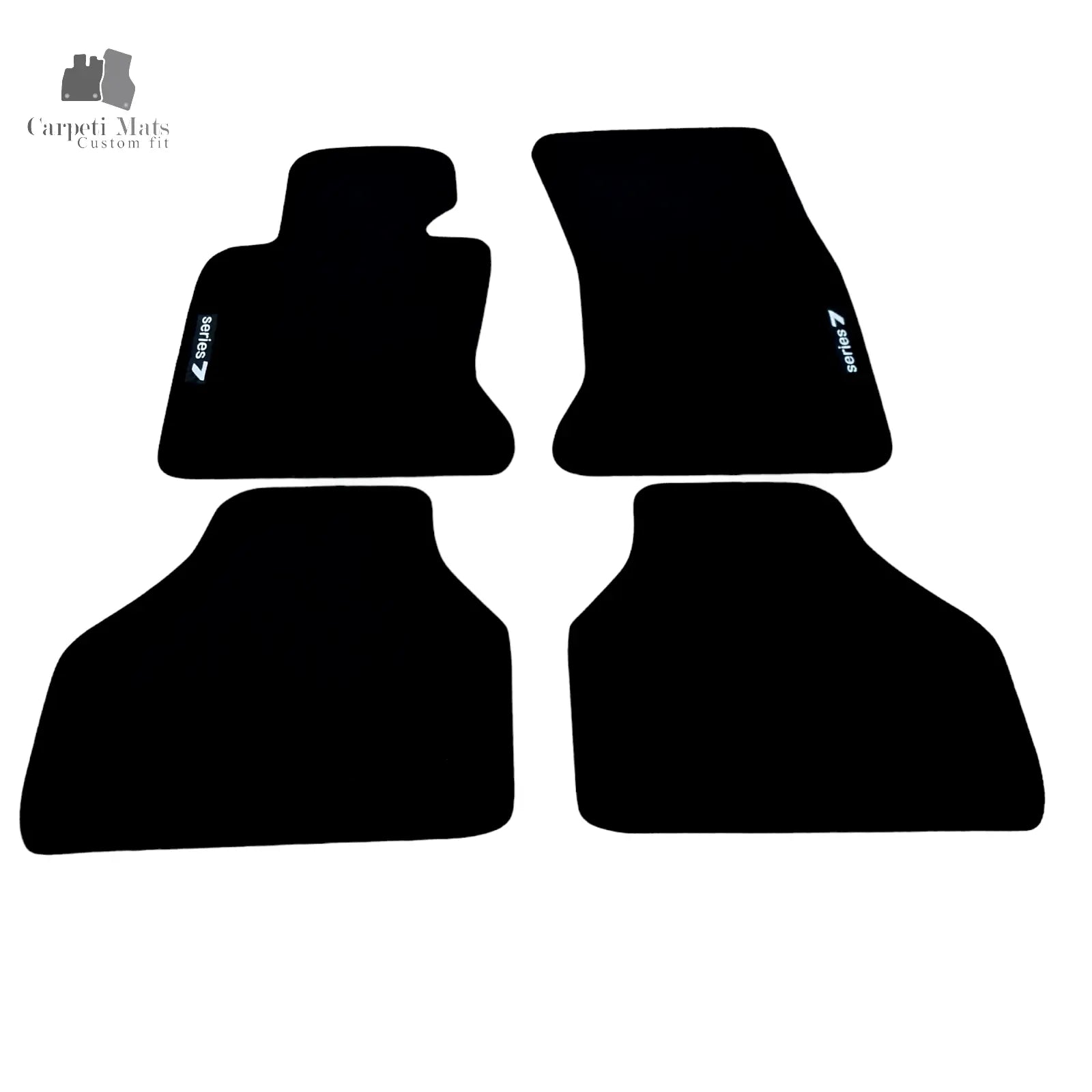 For BMW 7 E65 Carpet Floor Mats 2002-2008 OEM Quality Velour Auto Rugs Liners