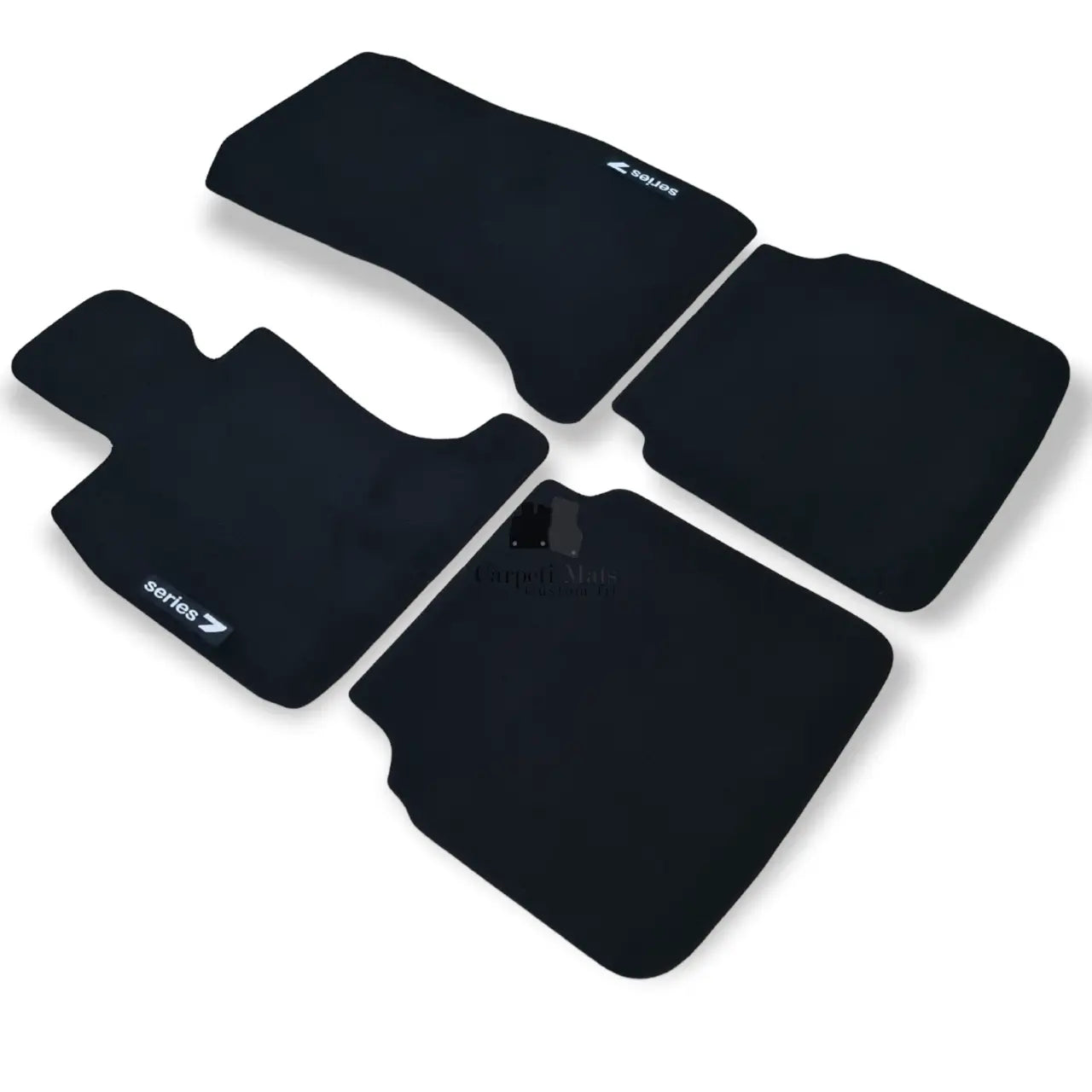For BMW 7 LWB Carpet Floor Mats 2008-2015 OEM Quality Velour Auto Rugs Liners