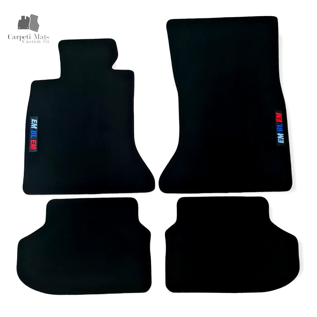 For BMW M5 F10 Carpet Floor Mats 2010-2017 OEM Quality Velour Auto Rugs Liners
