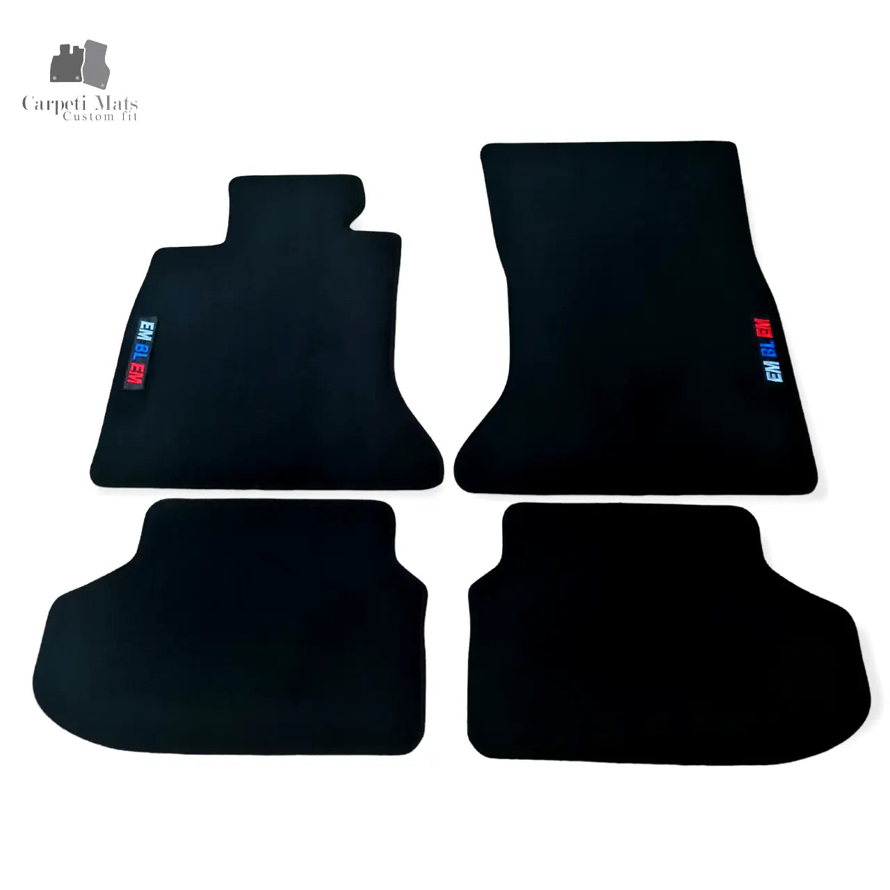 For BMW M5 F10 Carpet Floor Mats 2010-2017 OEM Quality Velour Auto Rugs Liners