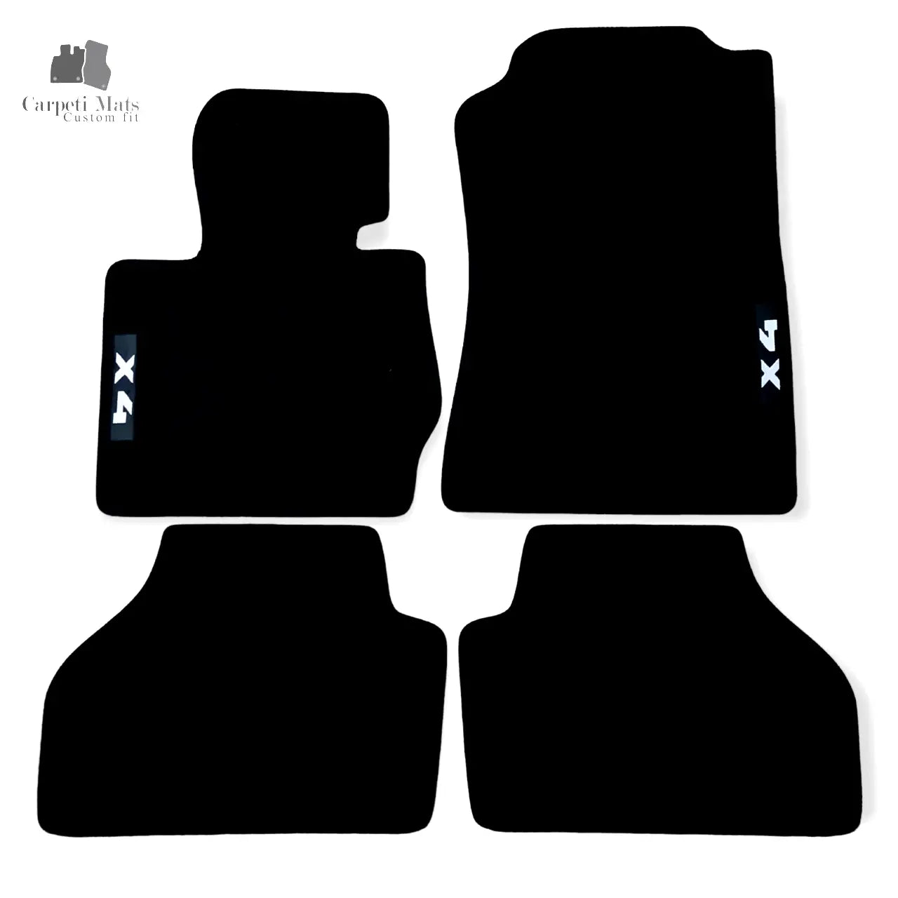 For BMW X4 F26 Carpet Floor Mats 2014-2018 OEM Quality Velour Auto Rugs Liners