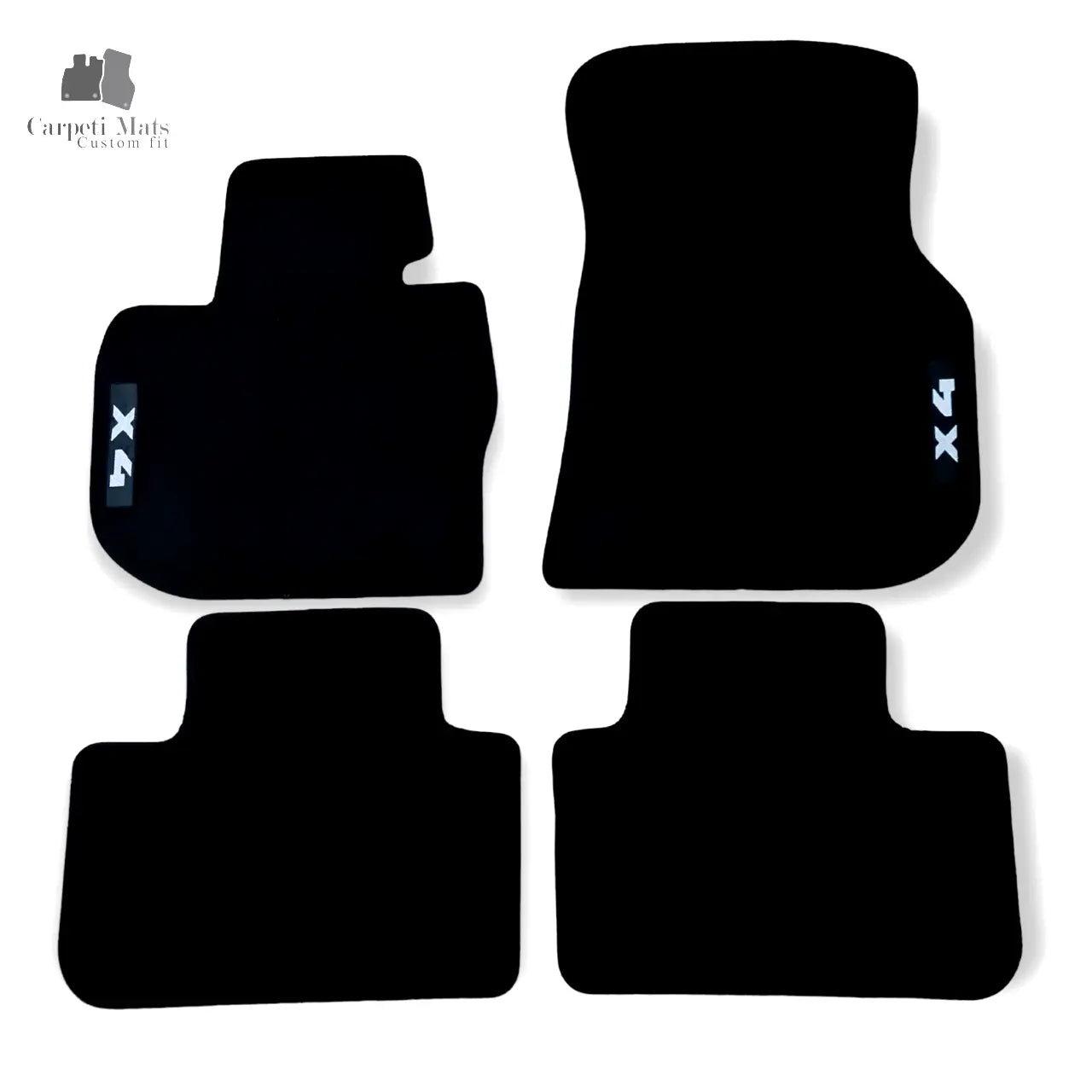 For BMW X4 G02 Carpet Floor Mats 2019-2024 OEM Quality Velour Auto Rugs Liners