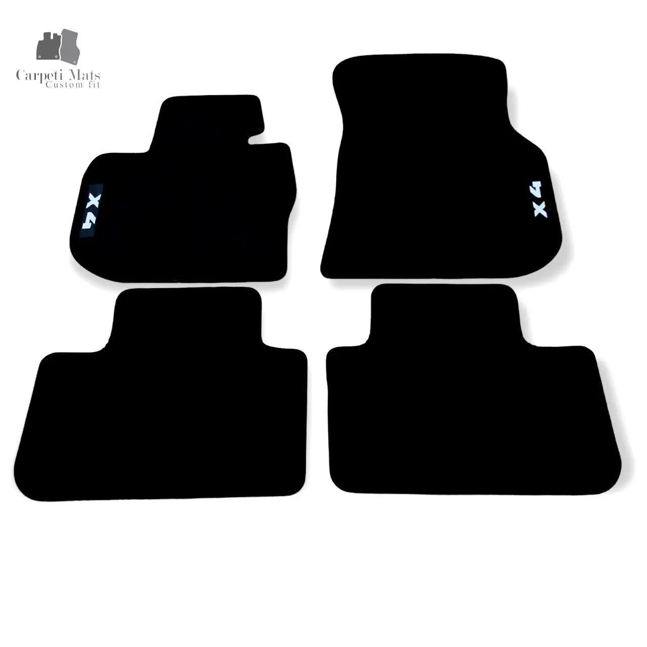 For BMW X4 G02 Carpet Floor Mats 2019-2024 OEM Quality Velour Auto Rugs Liners