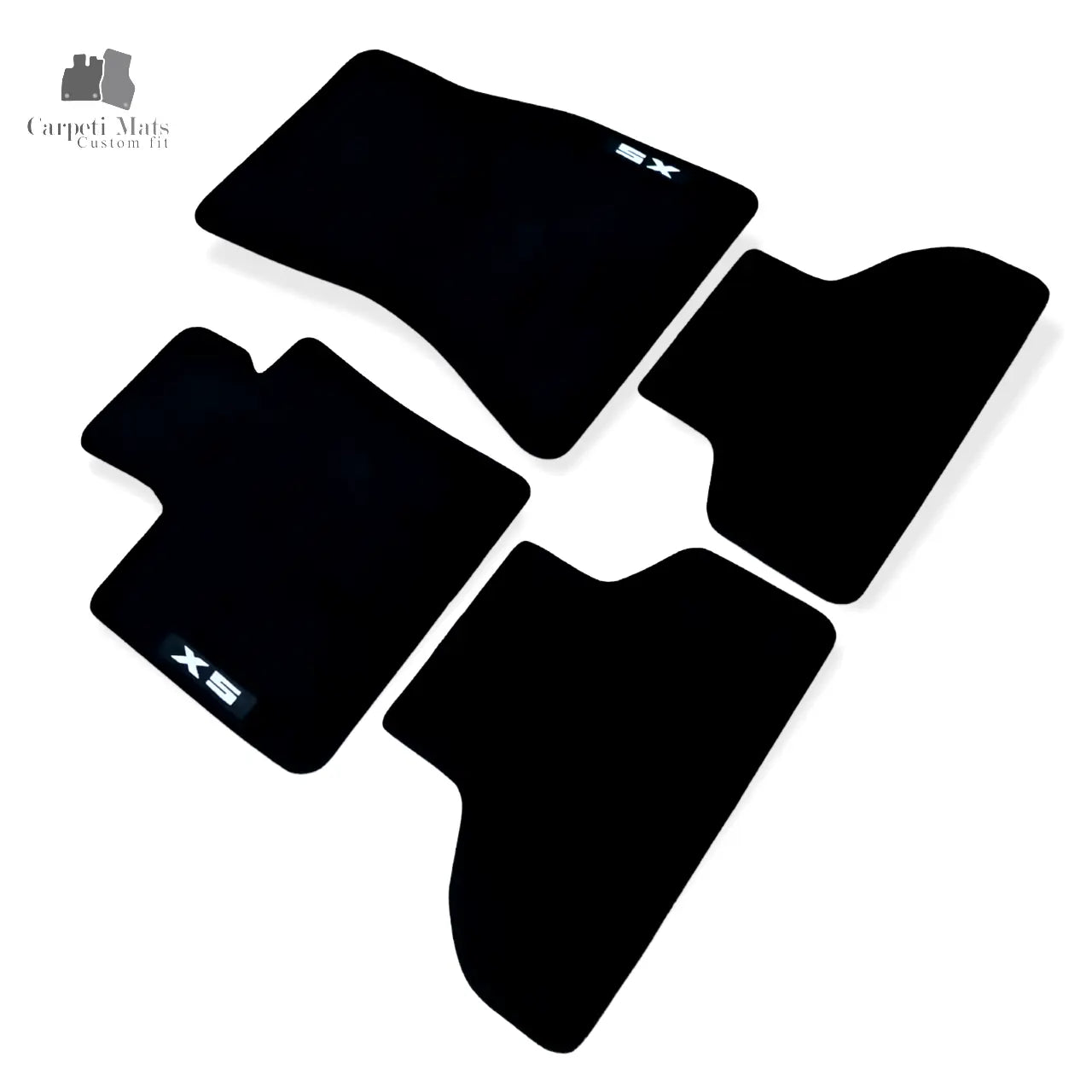 For BMW X5 F15 Carpet Floor Mats 2014-2018 OEM Quality Velour Auto Rugs Liners