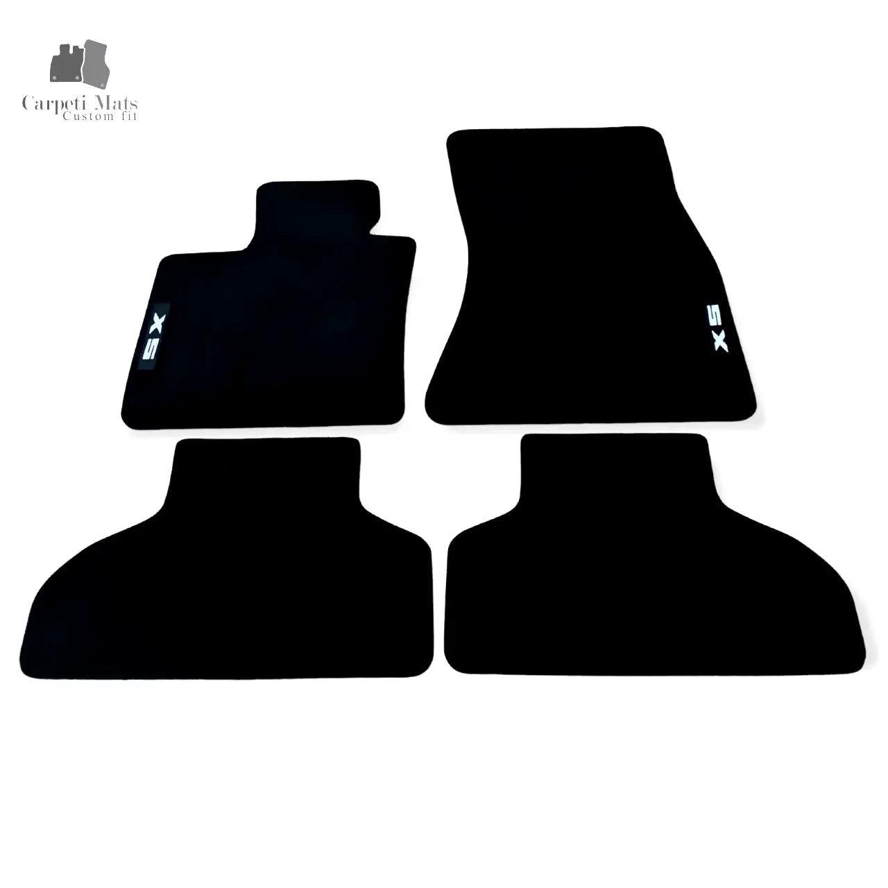 For BMW X5 F15 Carpet Floor Mats 2014-2018 OEM Quality Velour Auto Rugs Liners