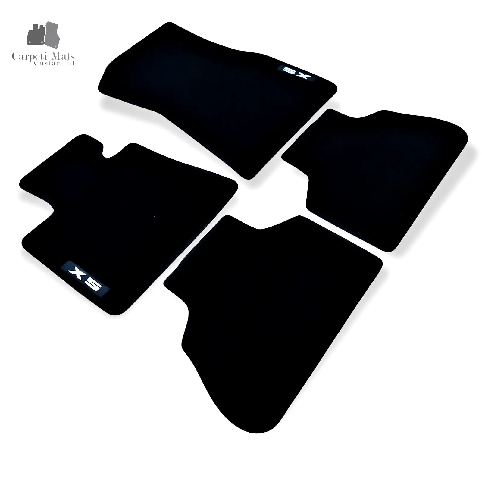 For BMW X5 G05 Carpet Floor Mats 2019-2025 OEM Quality Velour Auto Rugs Liners