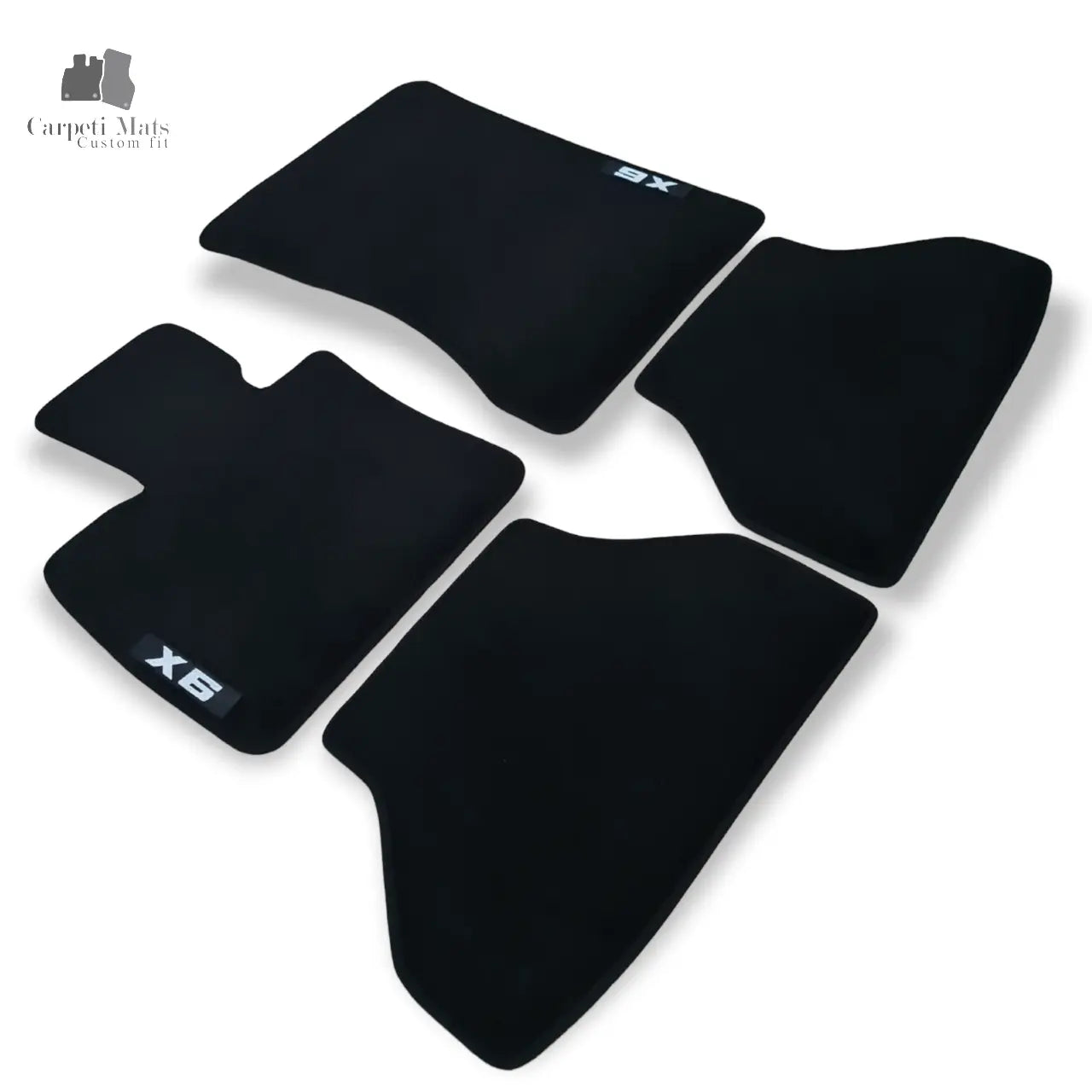 For BMW X6 E71 Carpet Floor Mats 2008-2014 OEM Quality Velour Auto Rugs Liners