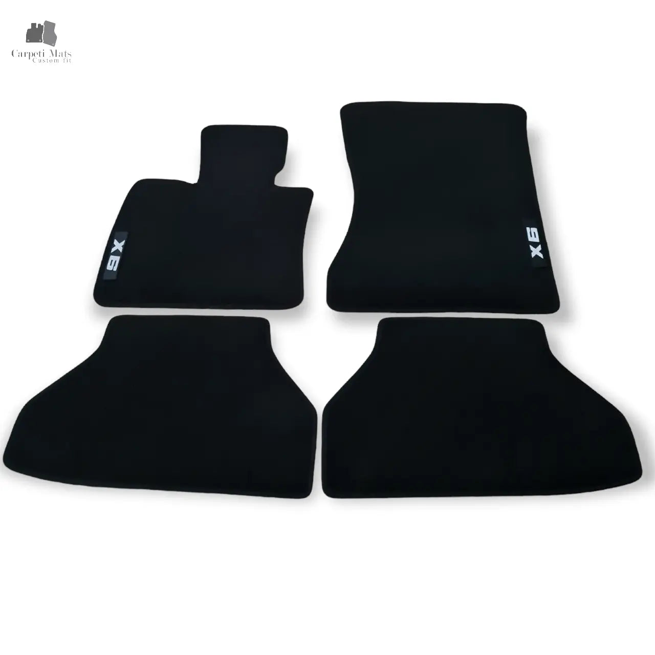 For BMW X6 E71 Carpet Floor Mats 2008-2014 OEM Quality Velour Auto Rugs Liners
