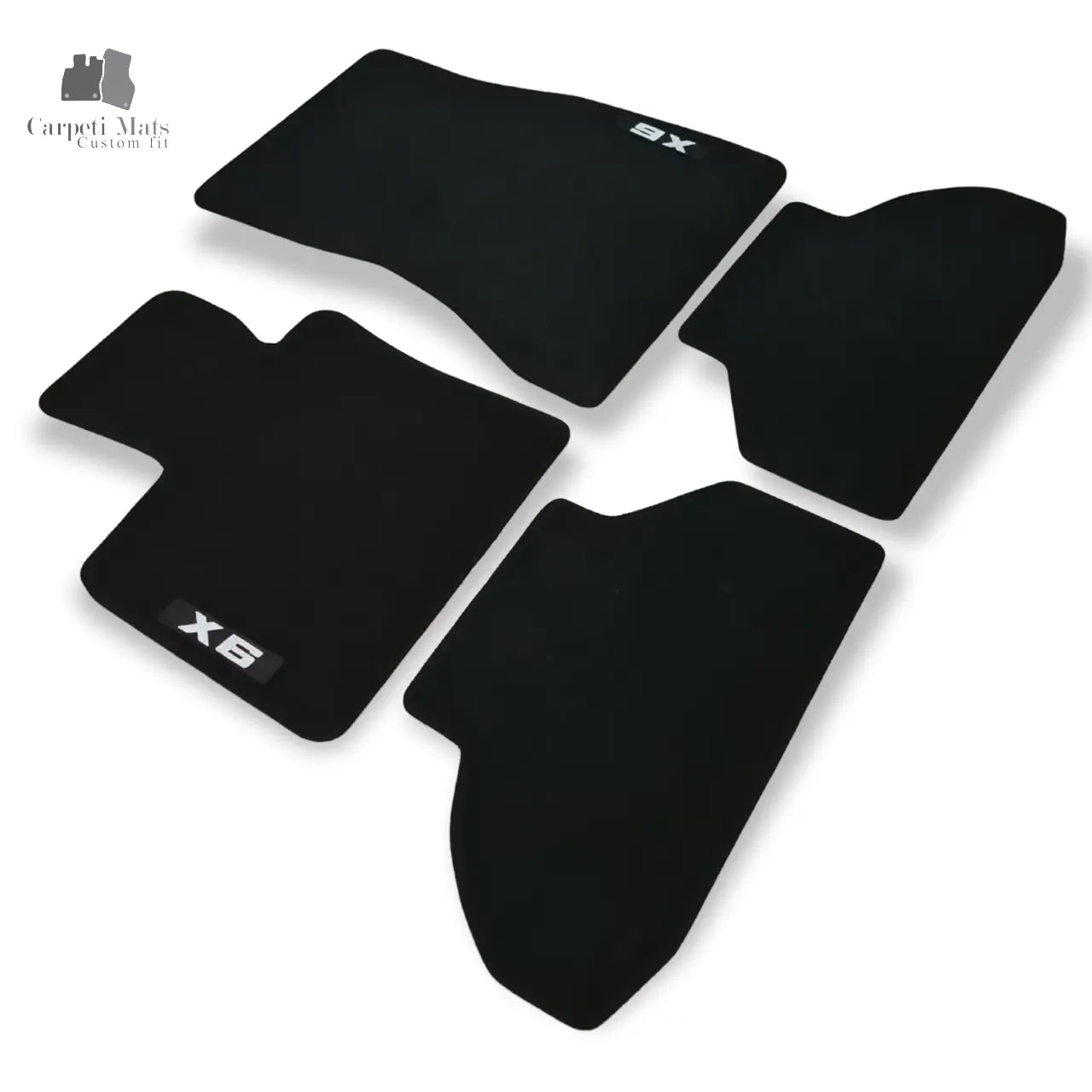 For BMW X6 F16 Carpet Floor Mats 2014-2019 OEM Quality Velour Auto Rugs Liners