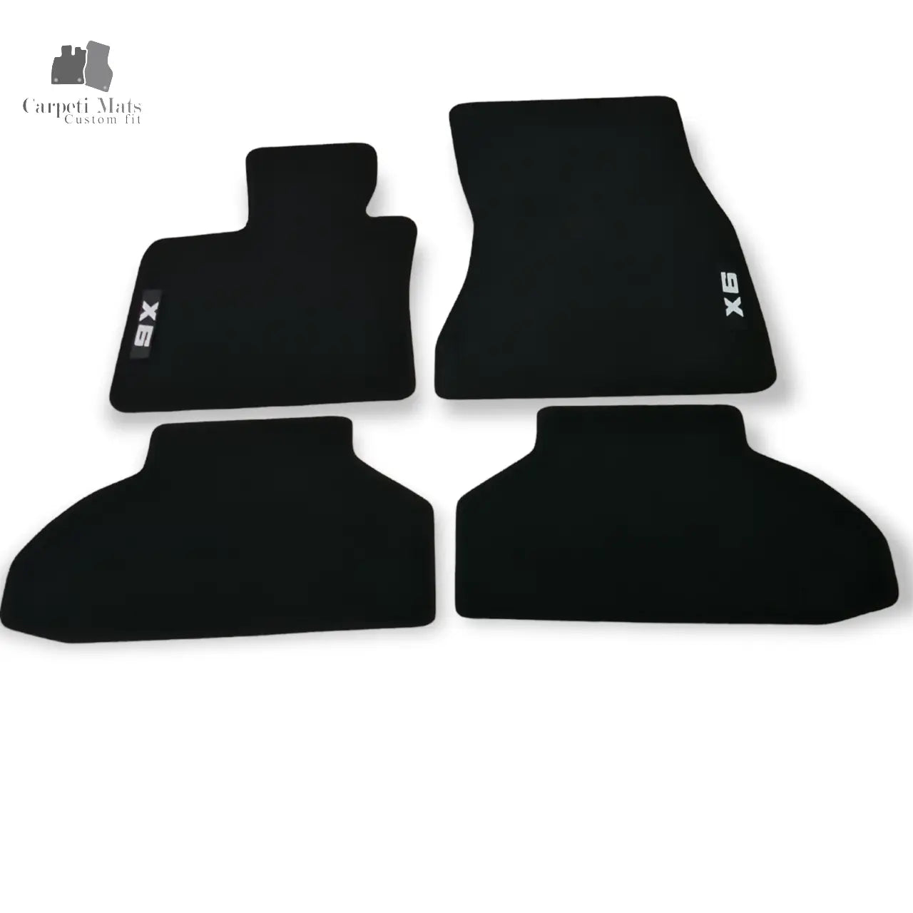 For BMW X6 F16 Carpet Floor Mats 2014-2019 OEM Quality Velour Auto Rugs Liners