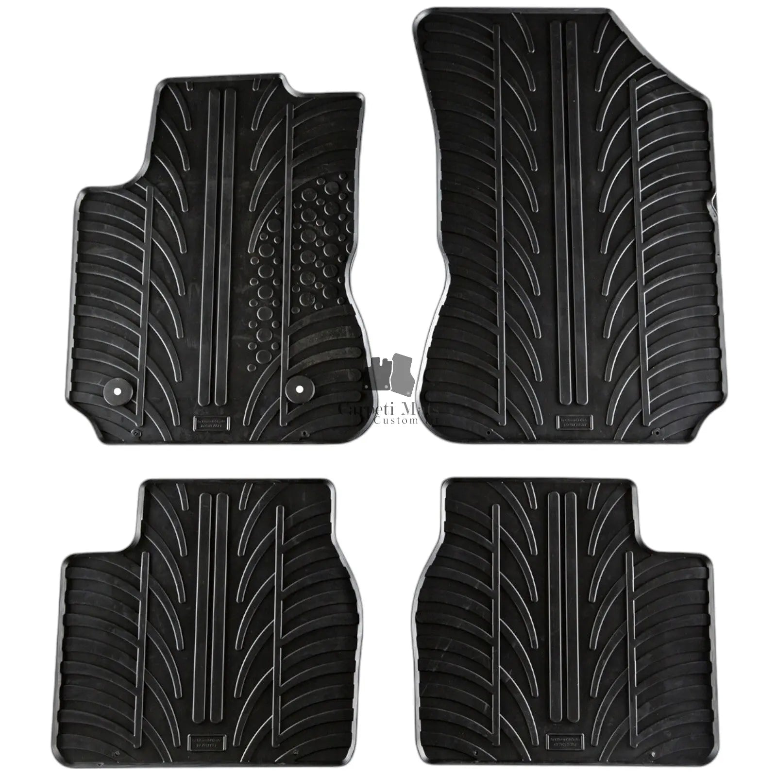 For Citroen C4 Cactus 2014-2020 Floor Mats Rubber All Weather Heavy Duty Liners