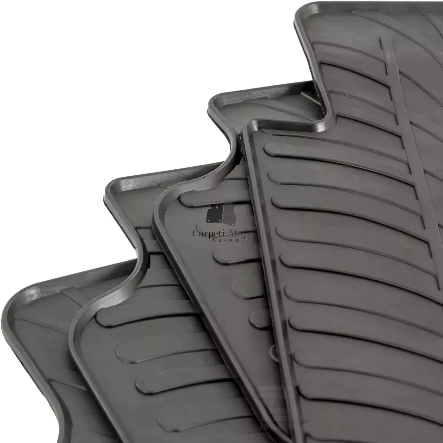 For Citroen DS3 2010-2019 Car Floor Mats Rubber All Weather Heavy Duty Liners
