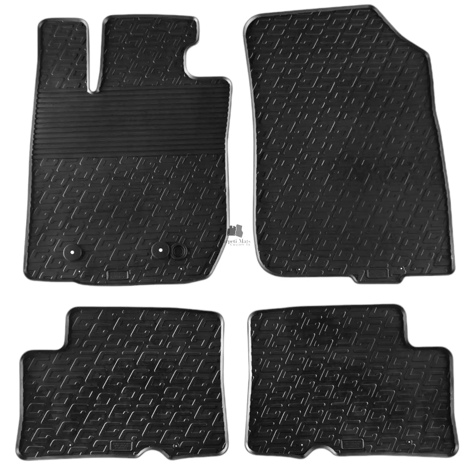 For Dacia Duster 2010-2015 Car Floor Mats Rubber All Weather Heavy Duty Liners