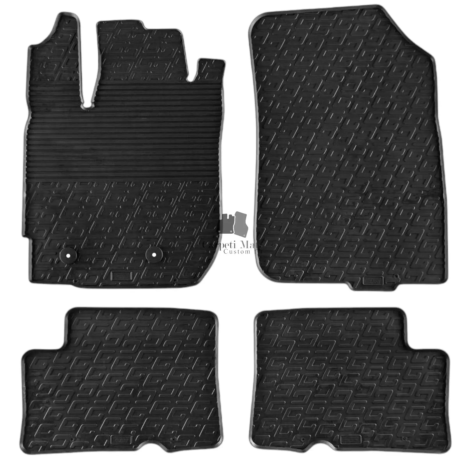 For Dacia Duster 2014-2018 Car Floor Mats Rubber All Weather Heavy Duty Liners