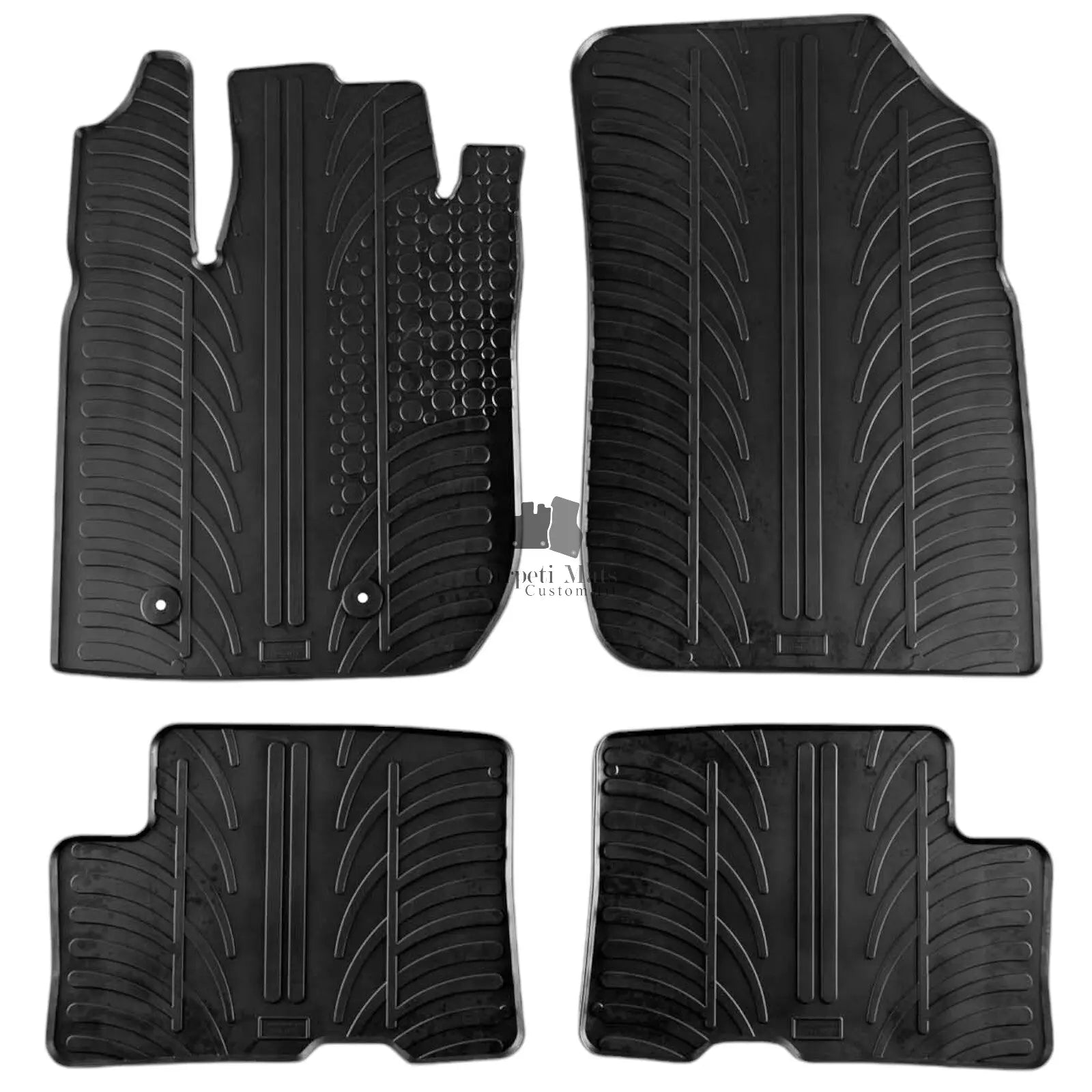 For Dacia Duster 2018-2024 Car Floor Mats Rubber All Weather Heavy Duty Liners