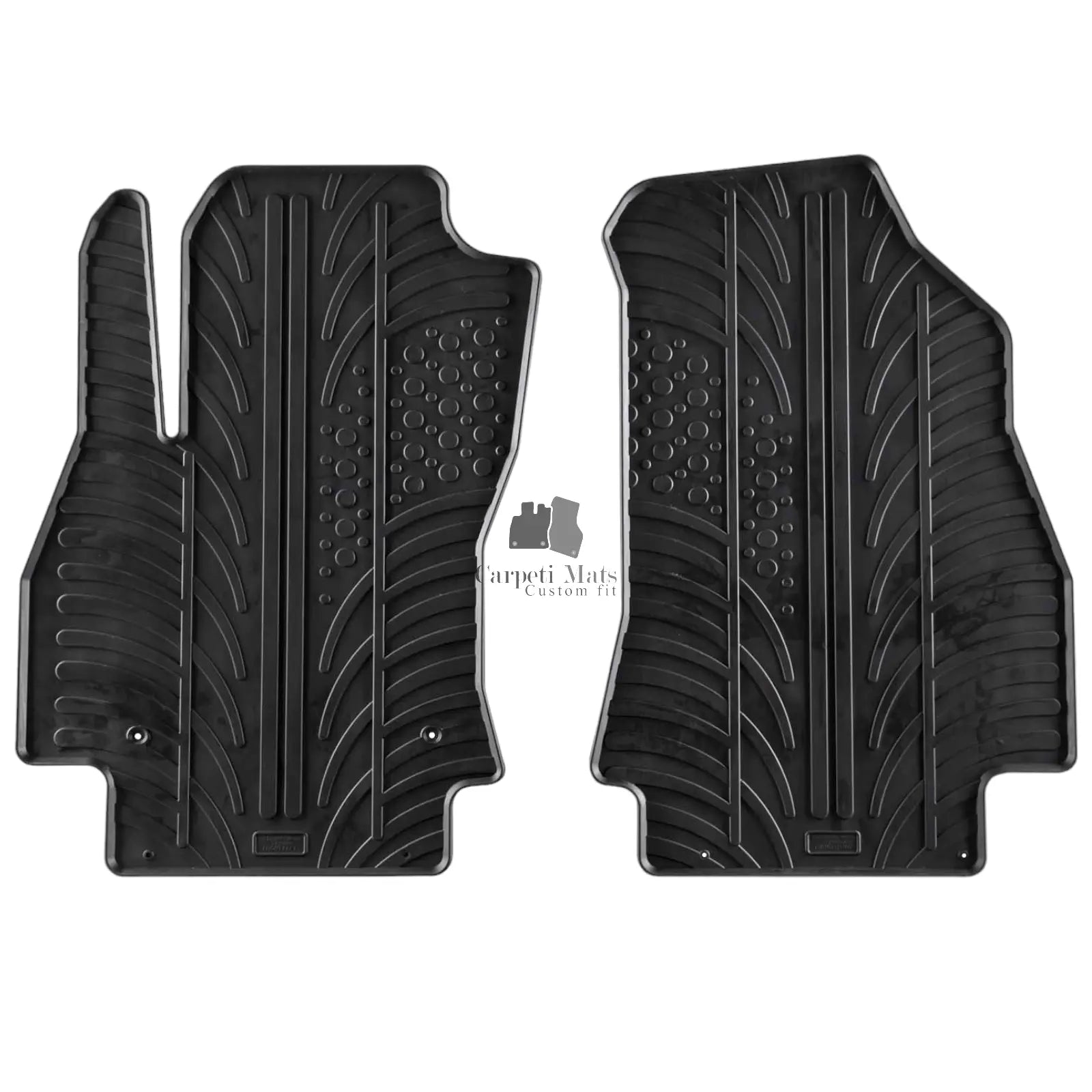 For Fiat Qubo 2008-2024 Car Floor Mats Rubber All Weather Heavy Duty Liners New