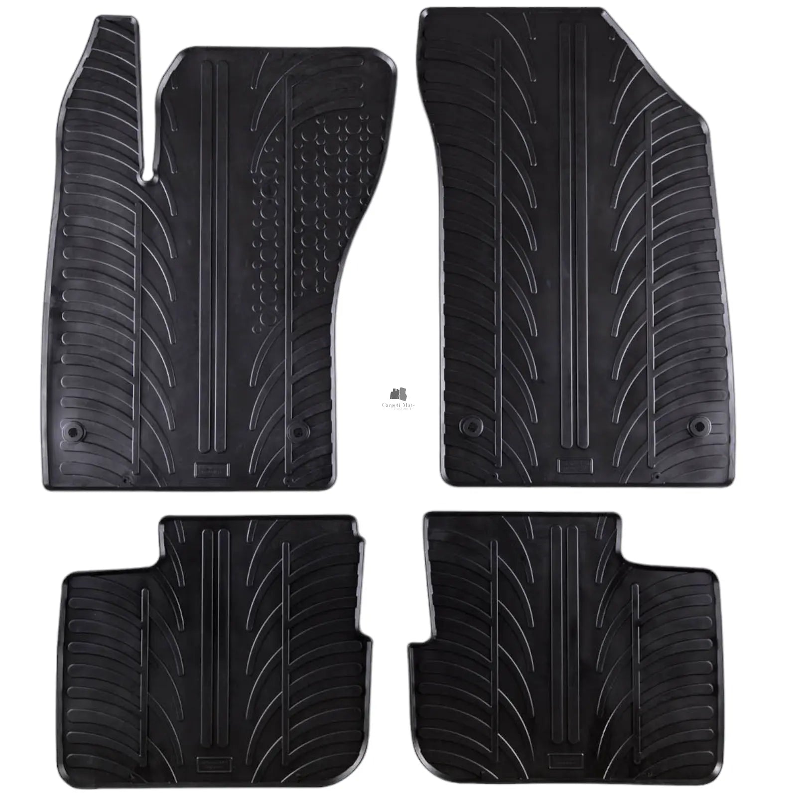For Fiat Tipo 2016-2024 Car Floor Mats Rubber All Weather Heavy Duty Liners New