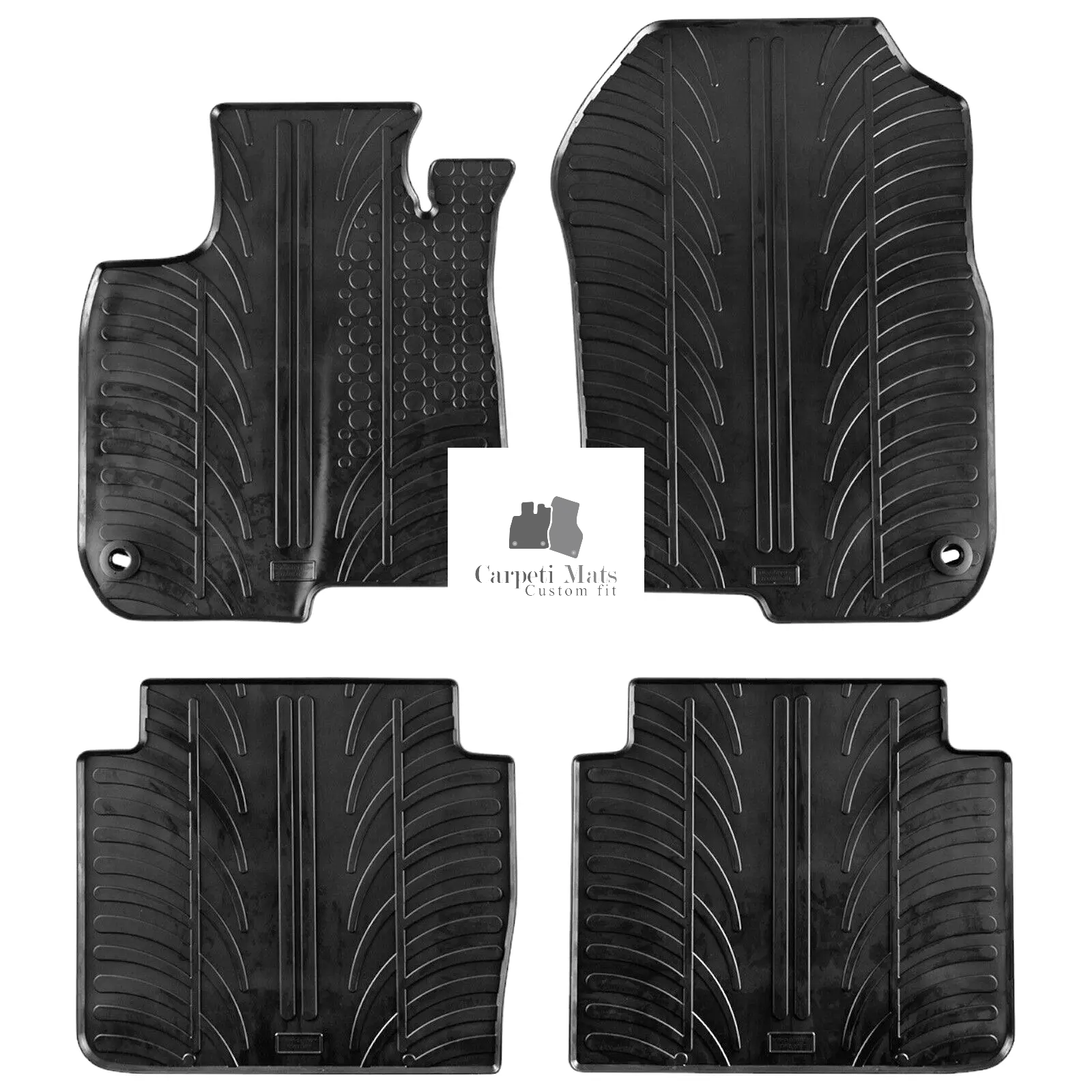 For Honda CRV 2018-2024 Car Floor Mats Rubber All Weather Heavy Duty Auto Liners