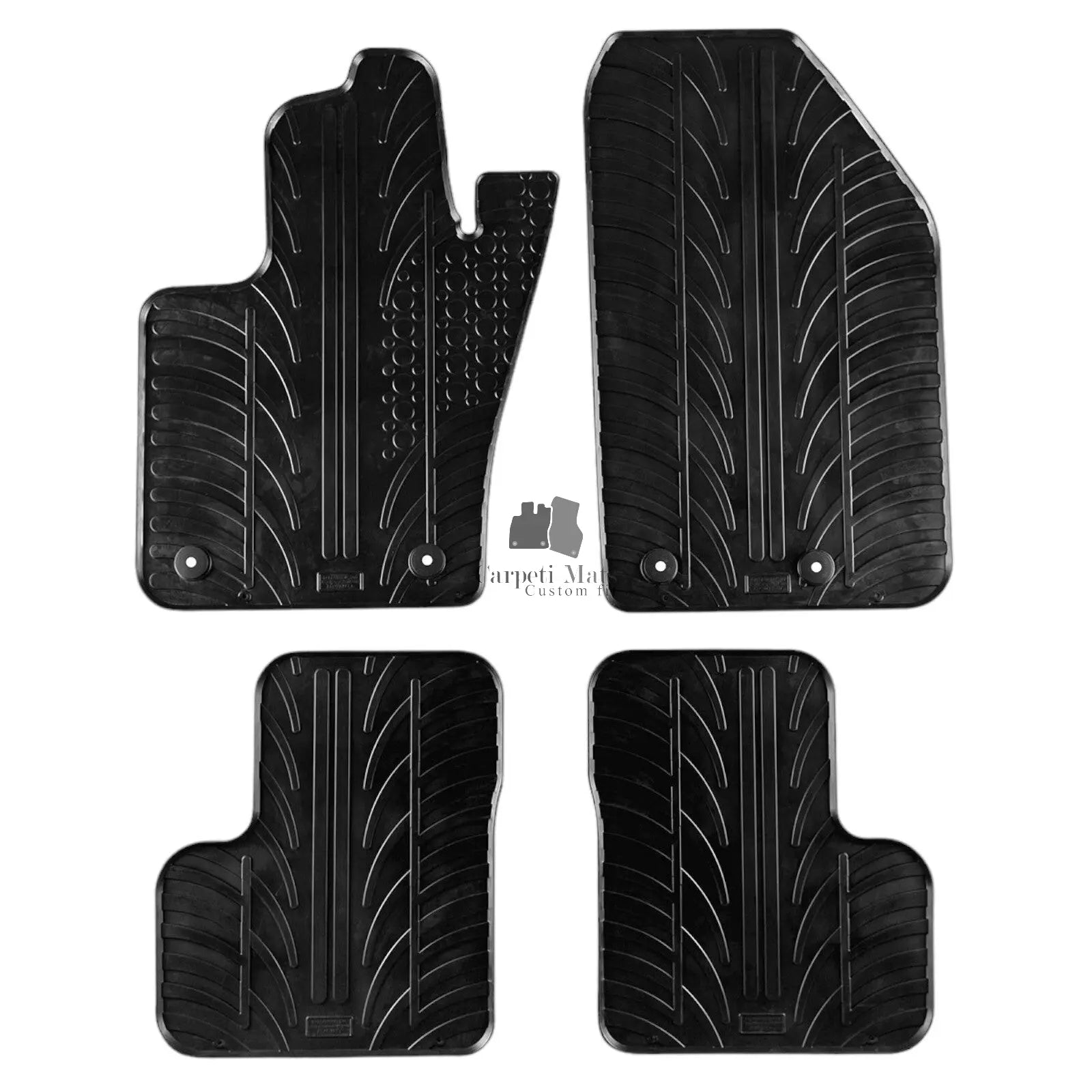 For JEEP Renegade 2015-2024 Car Floor Mats Rubber All Weather Heavy Duty Liners