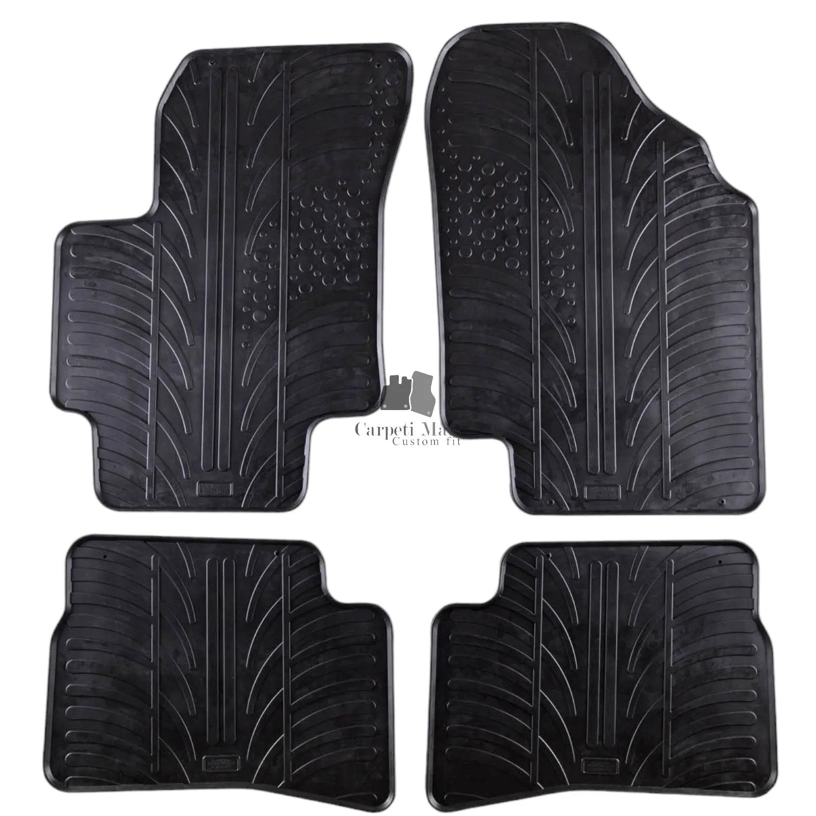 For Kia Rio 2005-2011 Car Floor Mats Rubber All Weather Heavy Duty Auto Liners