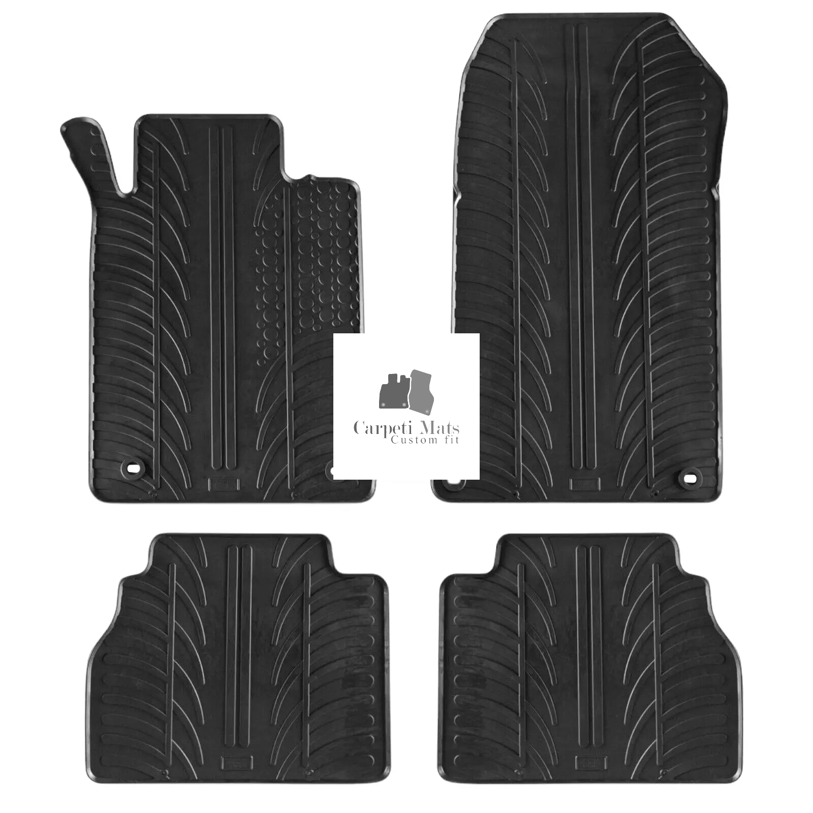 For Mercedes E-Class W210 1995-2002 Car Floor Mats Rubber All Weather Heavy Duty