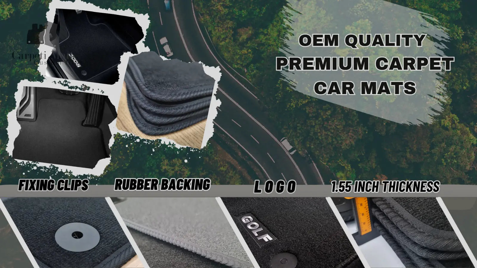 For Mercedes EQC-Class N293 Carpet Car Floor Mats 2019-2024 OEM Quality Rugs New