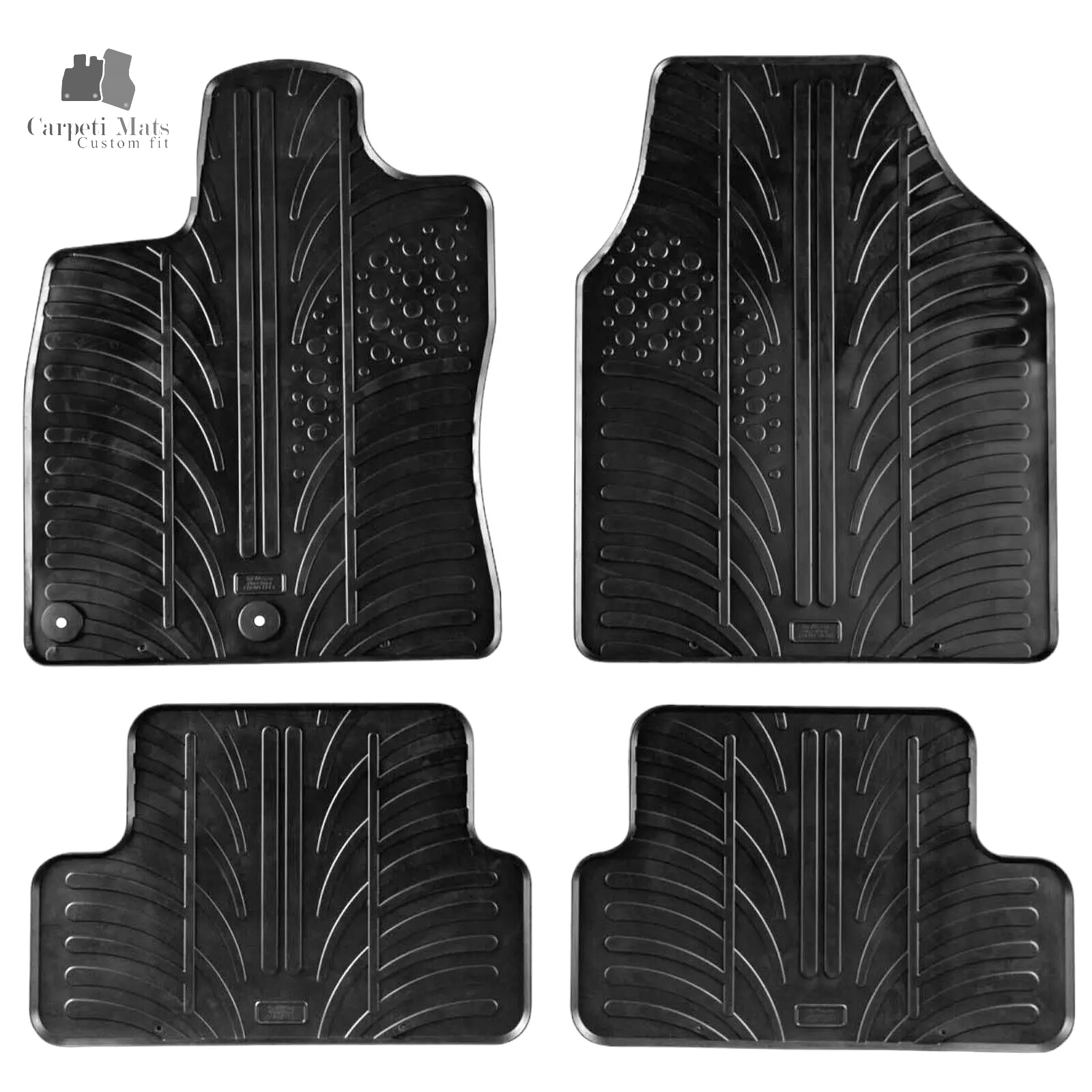 For Nissan Qashqai 2007-2014 Car Floor Mats Rubber All Weather Heavy Duty Liners