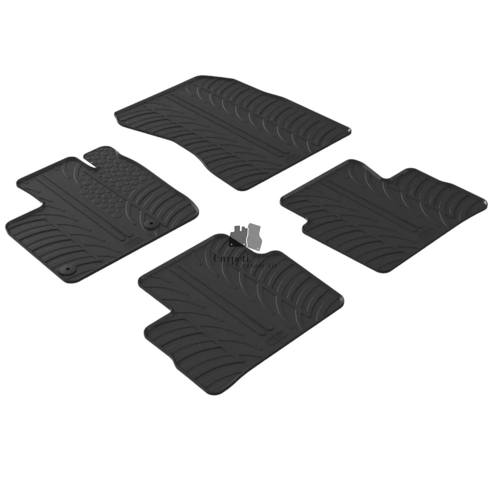 For Nissan Qashqai 2021-2024 Car Floor Mats Rubber All Weather Heavy Duty Liners