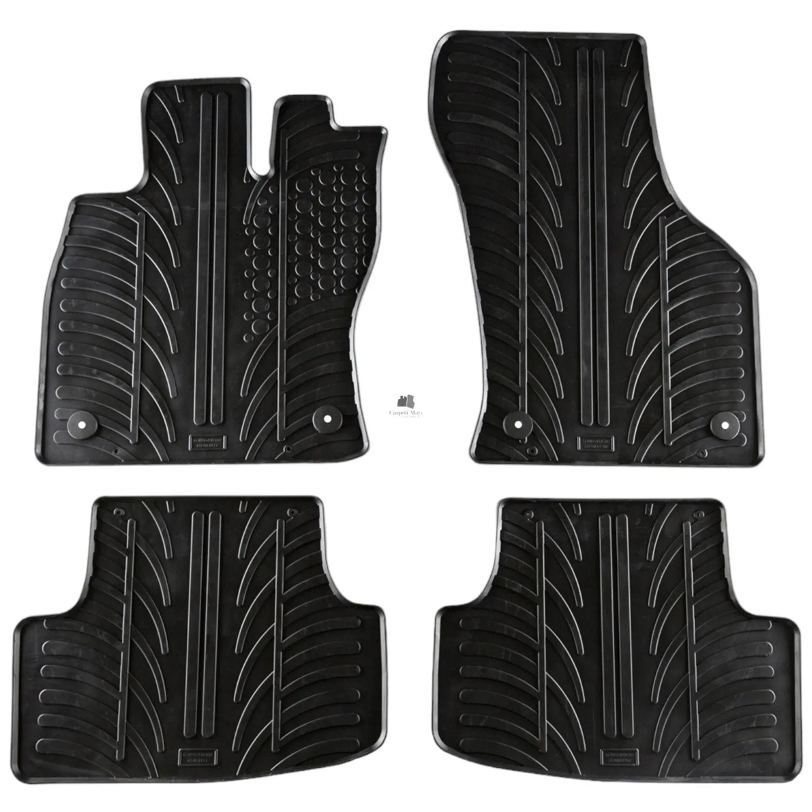 For Seat Leon 2012-2019 Car Floor Mats Rubber All Weather Heavy Duty Liners New