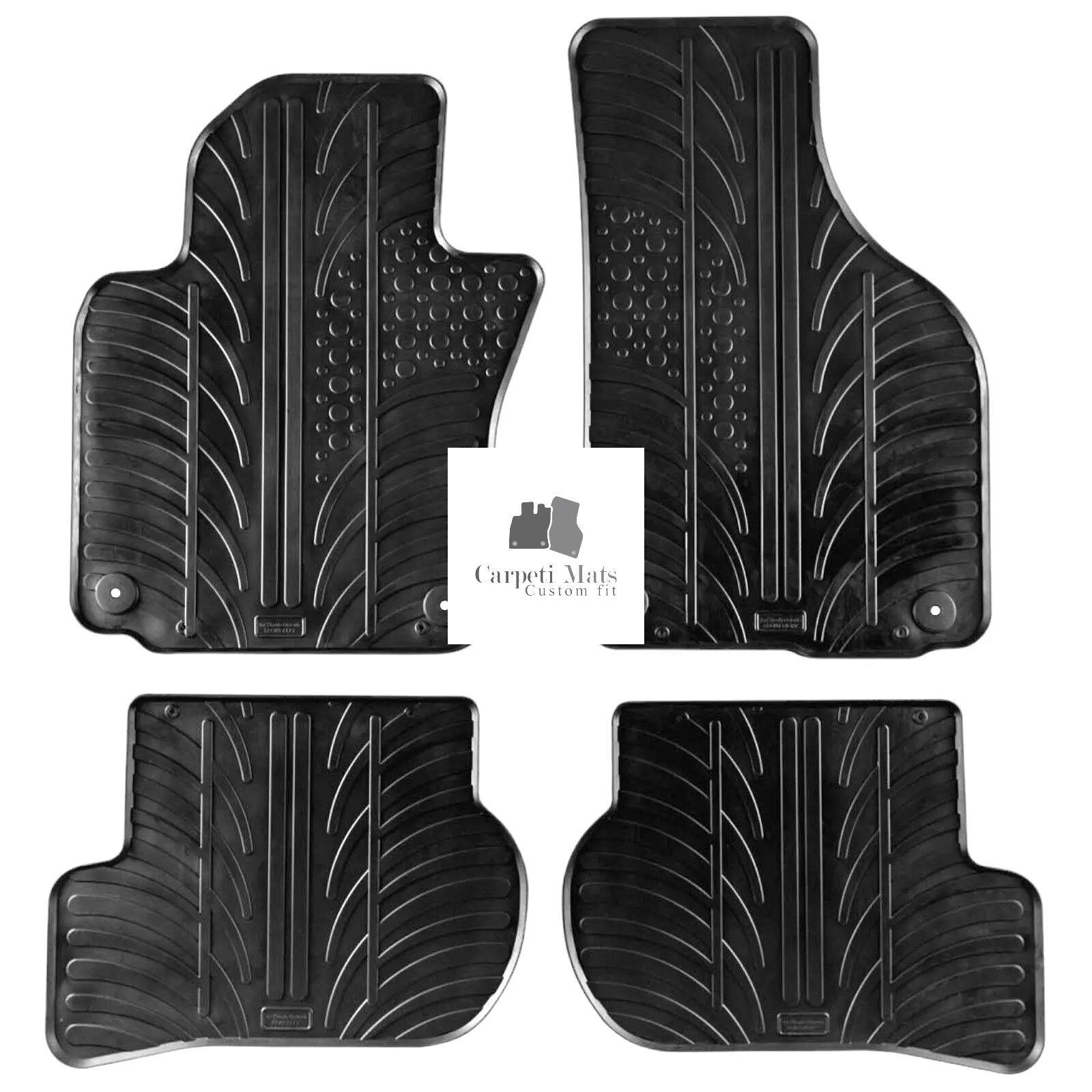 For Skoda Octavia 2004-2012 Car Floor Mats Rubber All Weather Heavy Duty Liners