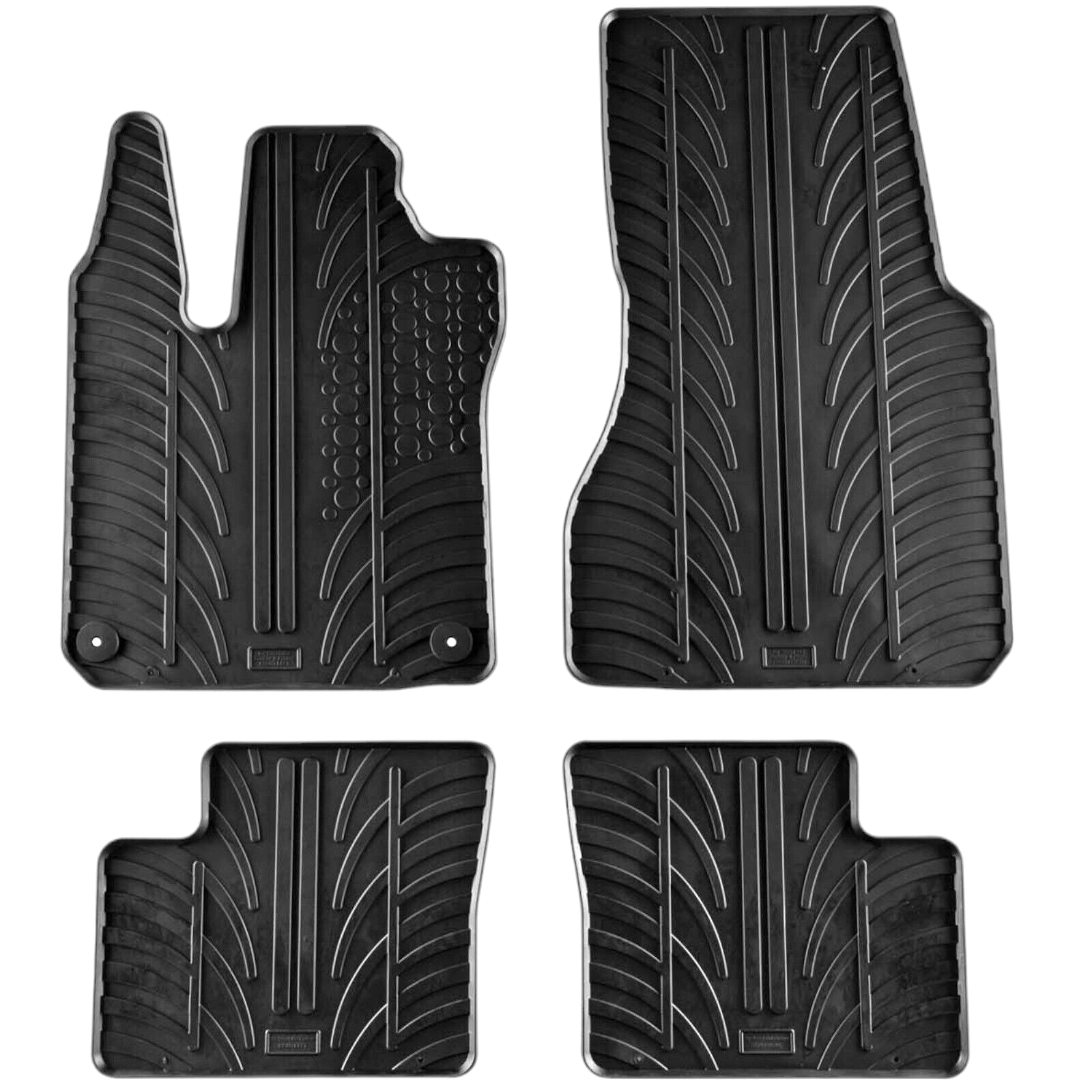 For Smart ForFour 2014-2024 Car Floor Mats Rubber All Weather Heavy Duty Liners