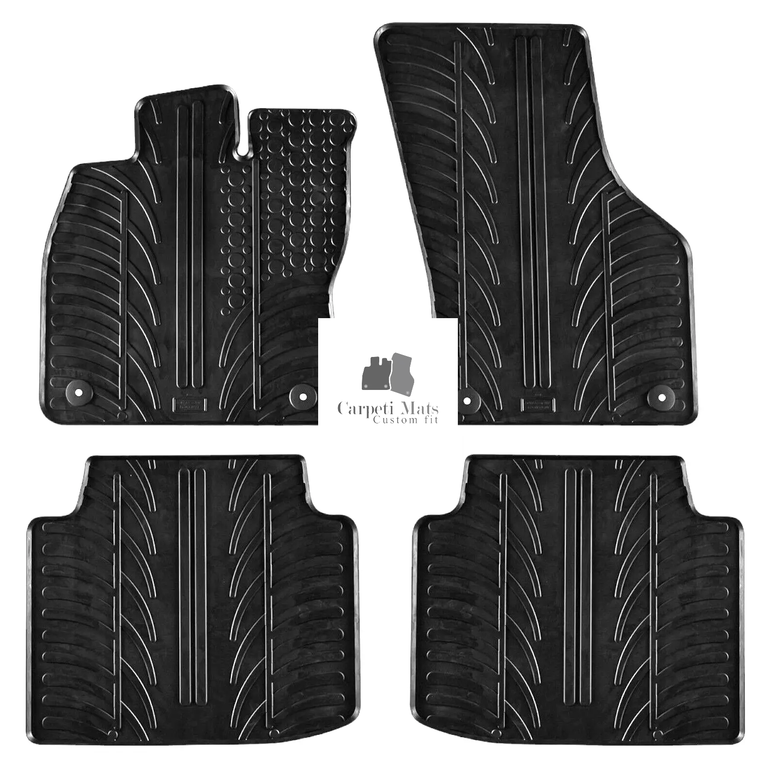 For Volkswagen Arteon 2017-2024 Car Floor Mats Rubber All Weather Heavy Duty New