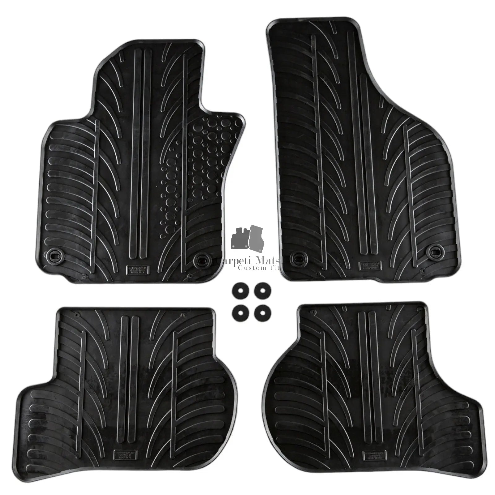 For Volkswagen Bora 2005-2010 Car Floor Mats Rubber All Weather Heavy Duty Liner