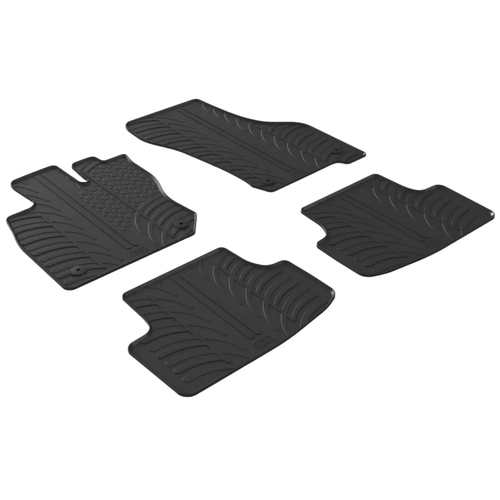 For Volkswagen Golf 2020-2024 e-TSI Car Floor Mats Rubber All Weather Heavy Duty