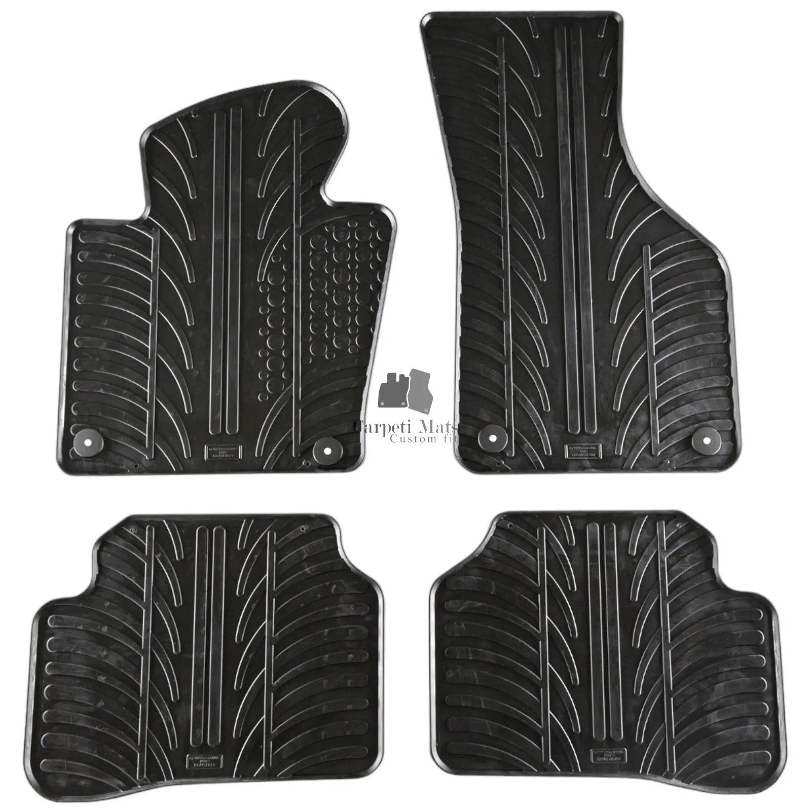For Volkswagen Passat CC 2008-2016 Car Floor Mats Rubber All Weather Heavy Duty